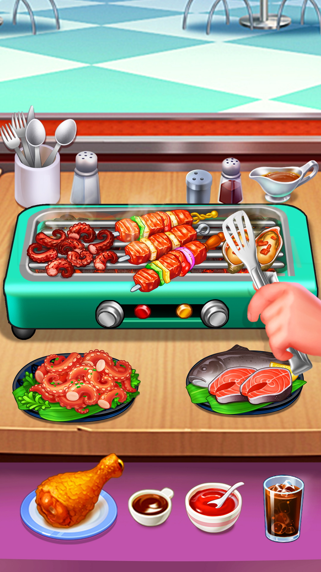 اسکرین شات 4 بازی Cooking Frenzy®️