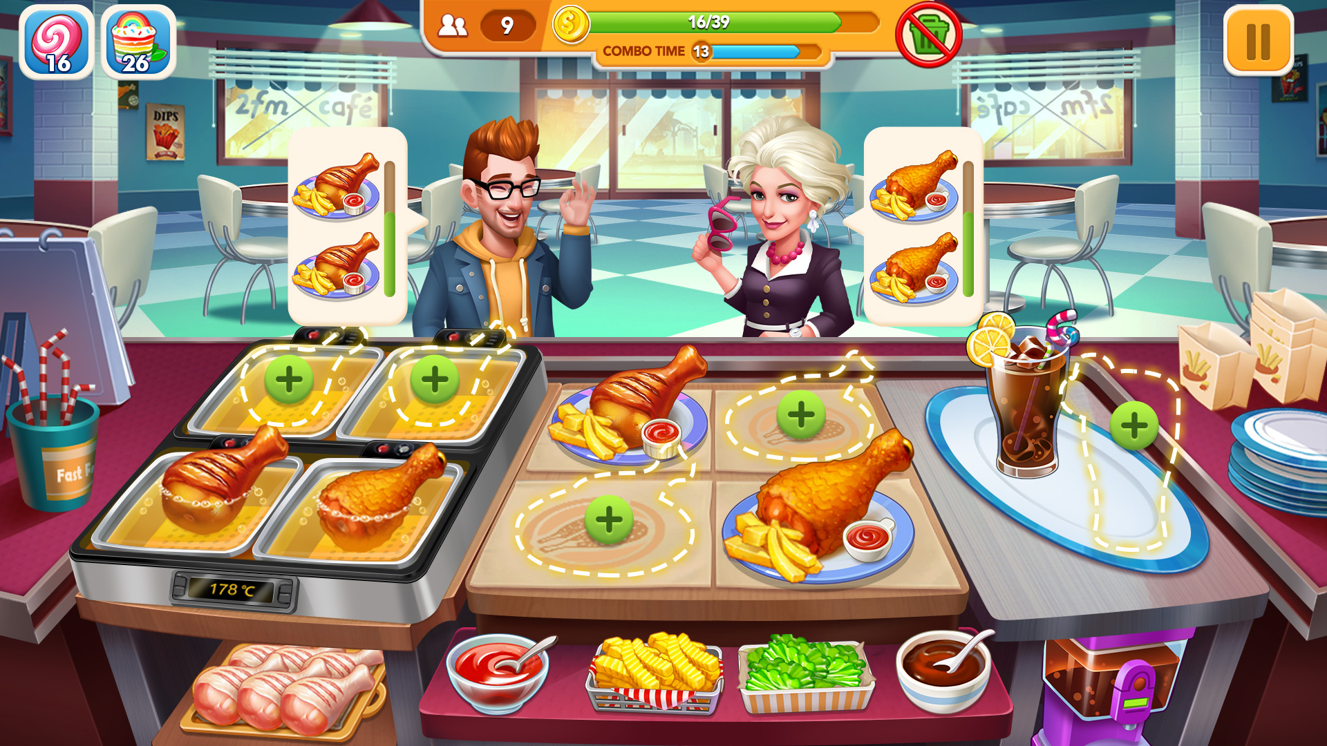 اسکرین شات 7 بازی Cooking Frenzy®️