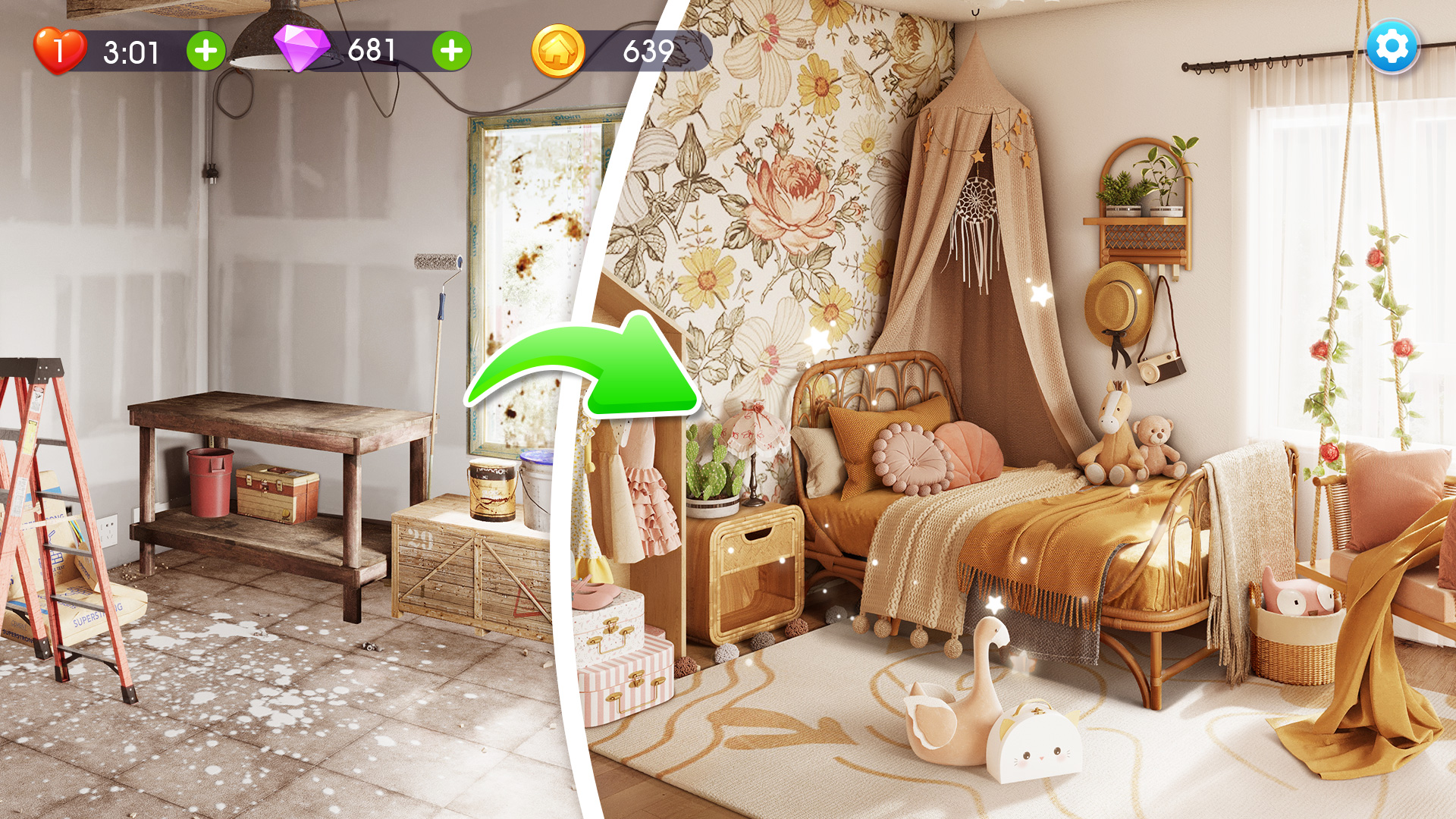 اسکرین شات 2 بازی Makeover Dream: Tile Match