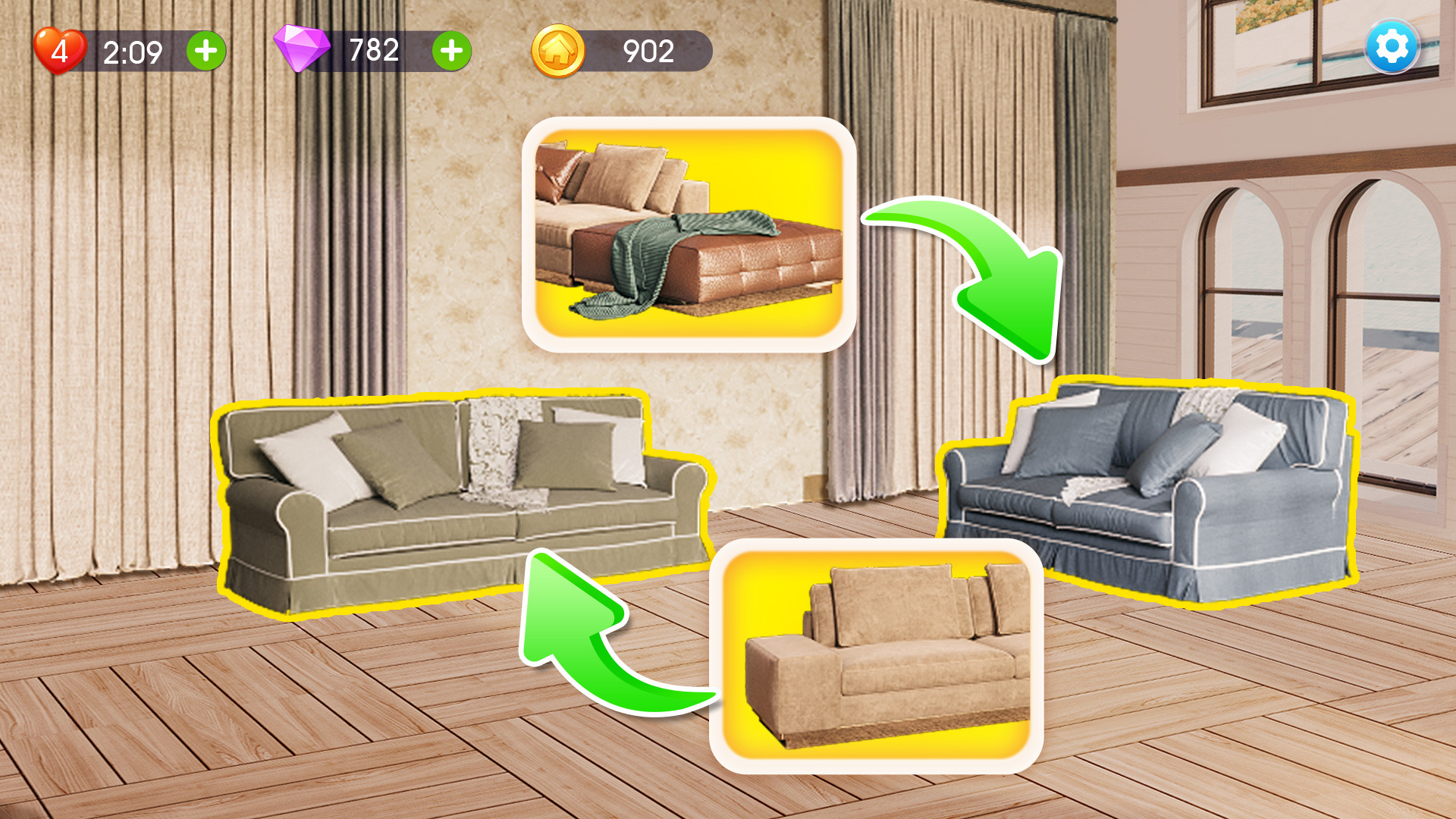 اسکرین شات 8 بازی Makeover Dream: Tile Match