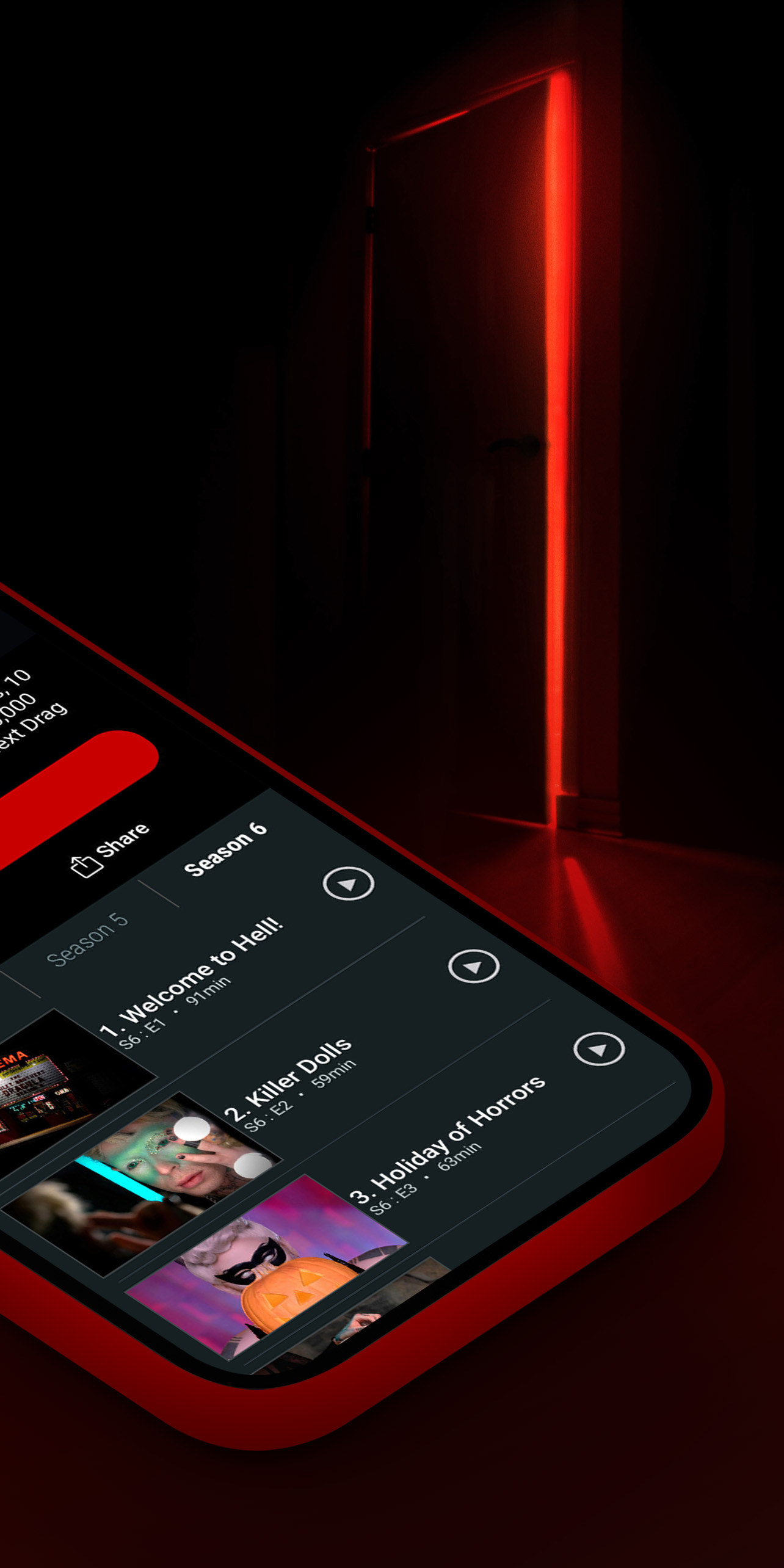 اسکرین شات 2 برنامه Shudder: Horror & Thrillers