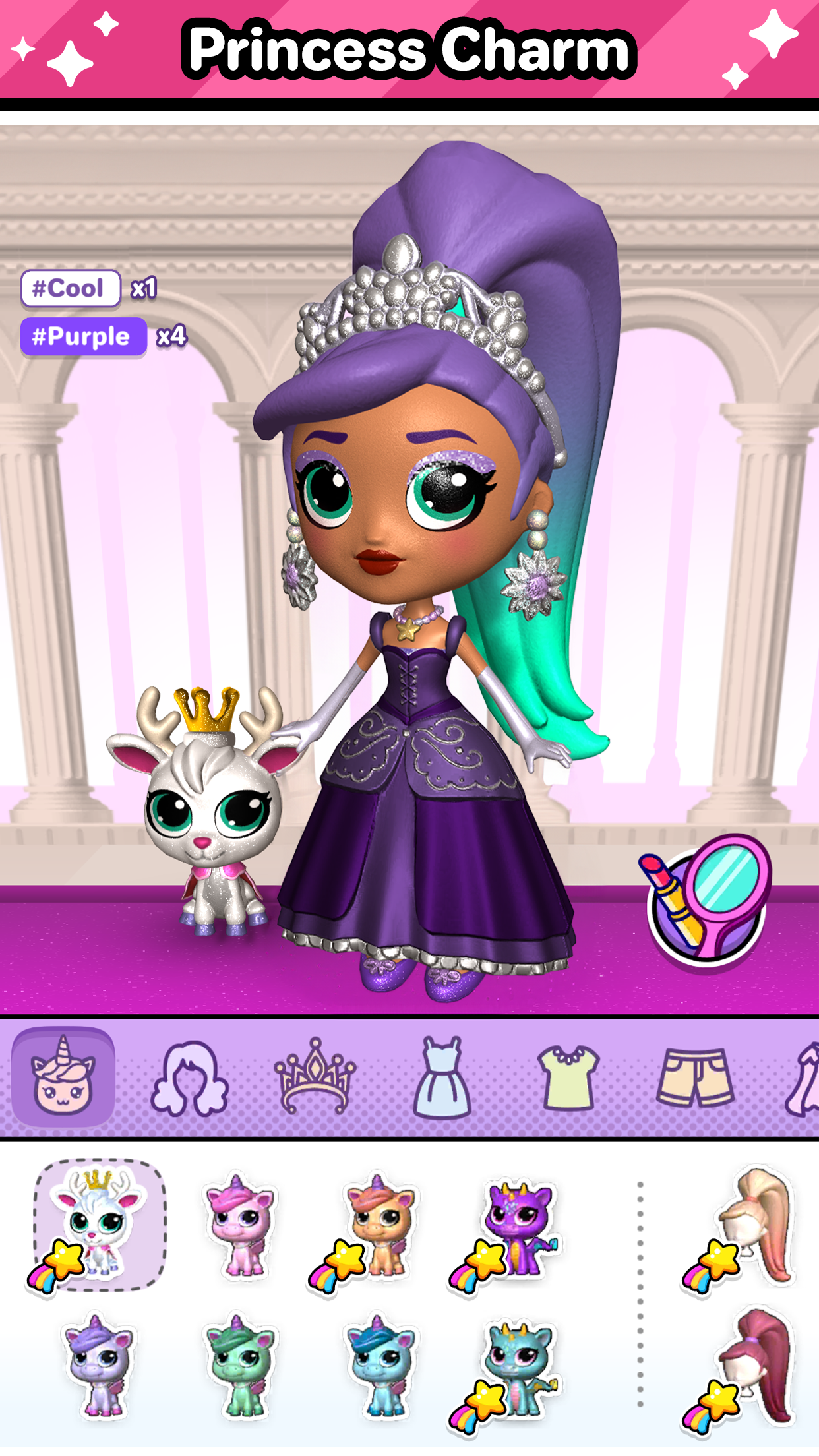 اسکرین شات 5 برنامه Go! Dolliz: Doll Dress-Up Game