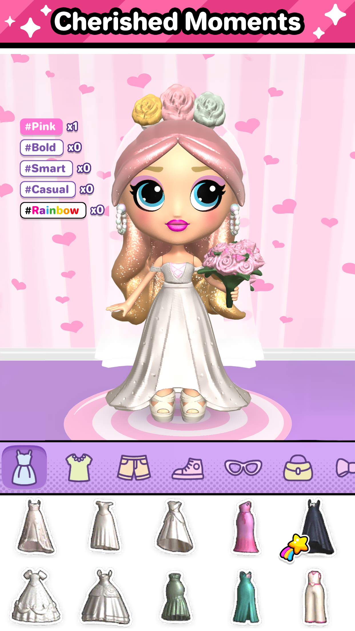 اسکرین شات 3 برنامه Go! Dolliz: Doll Dress-Up Game