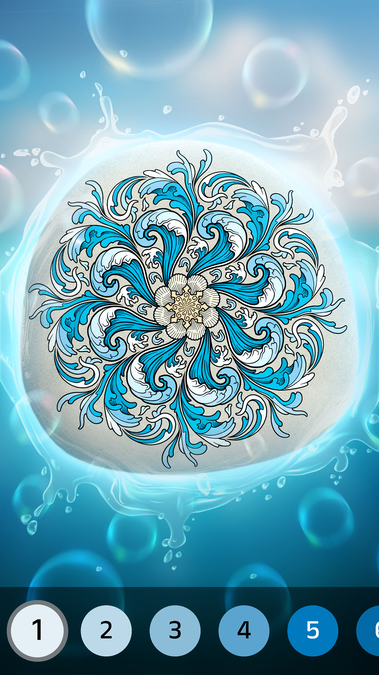 اسکرین شات 3 بازی Rock Art - 3D Color by Number