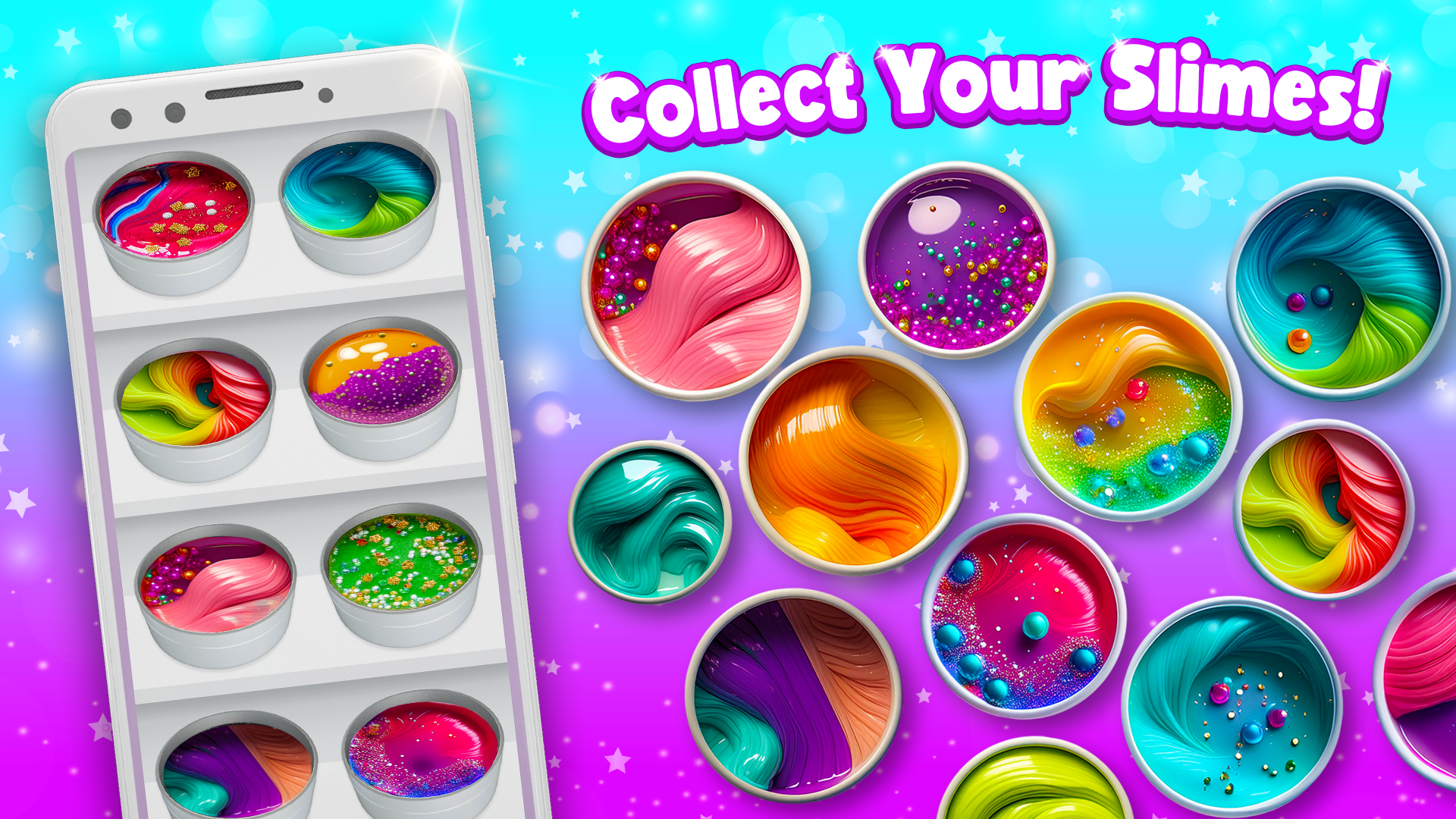 اسکرین شات 5 برنامه Super Slime Simulator: DIY Art