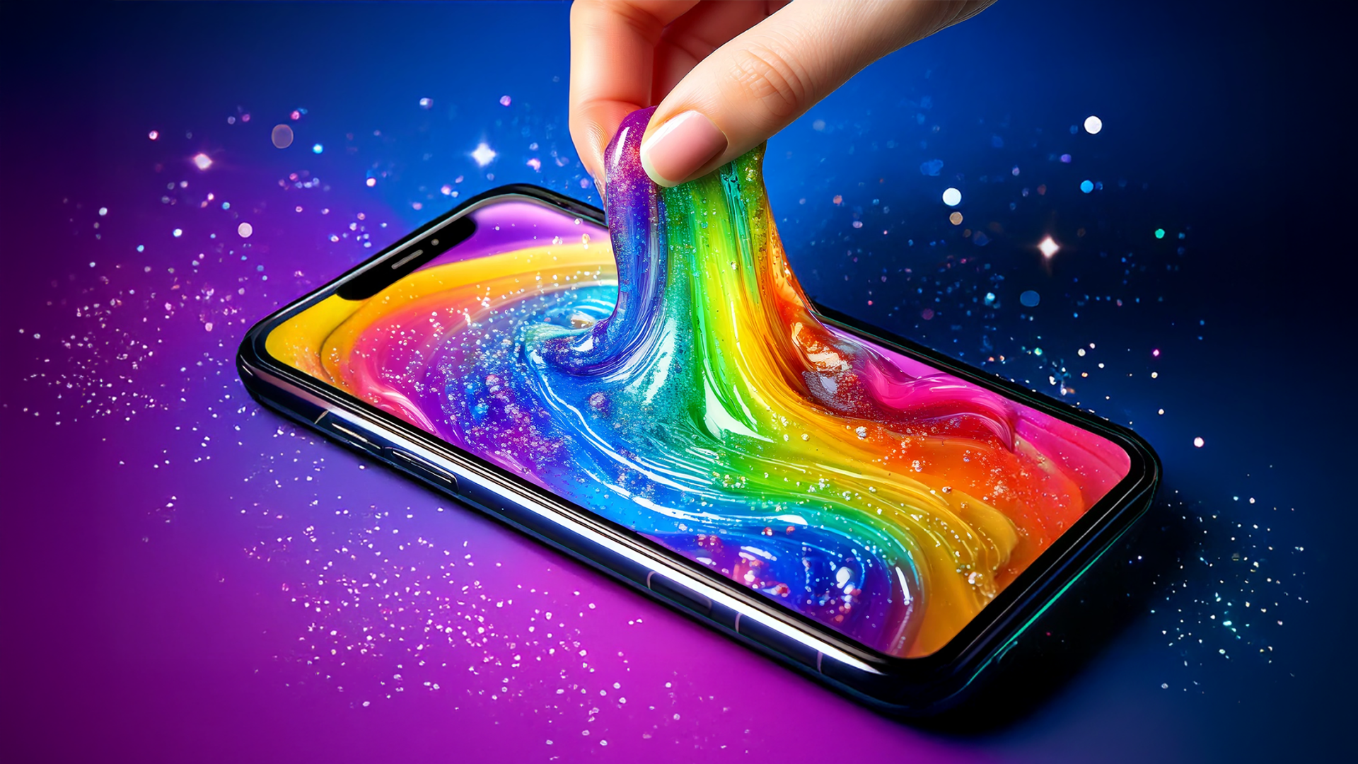 اسکرین شات 1 برنامه Super Slime Simulator: DIY Art