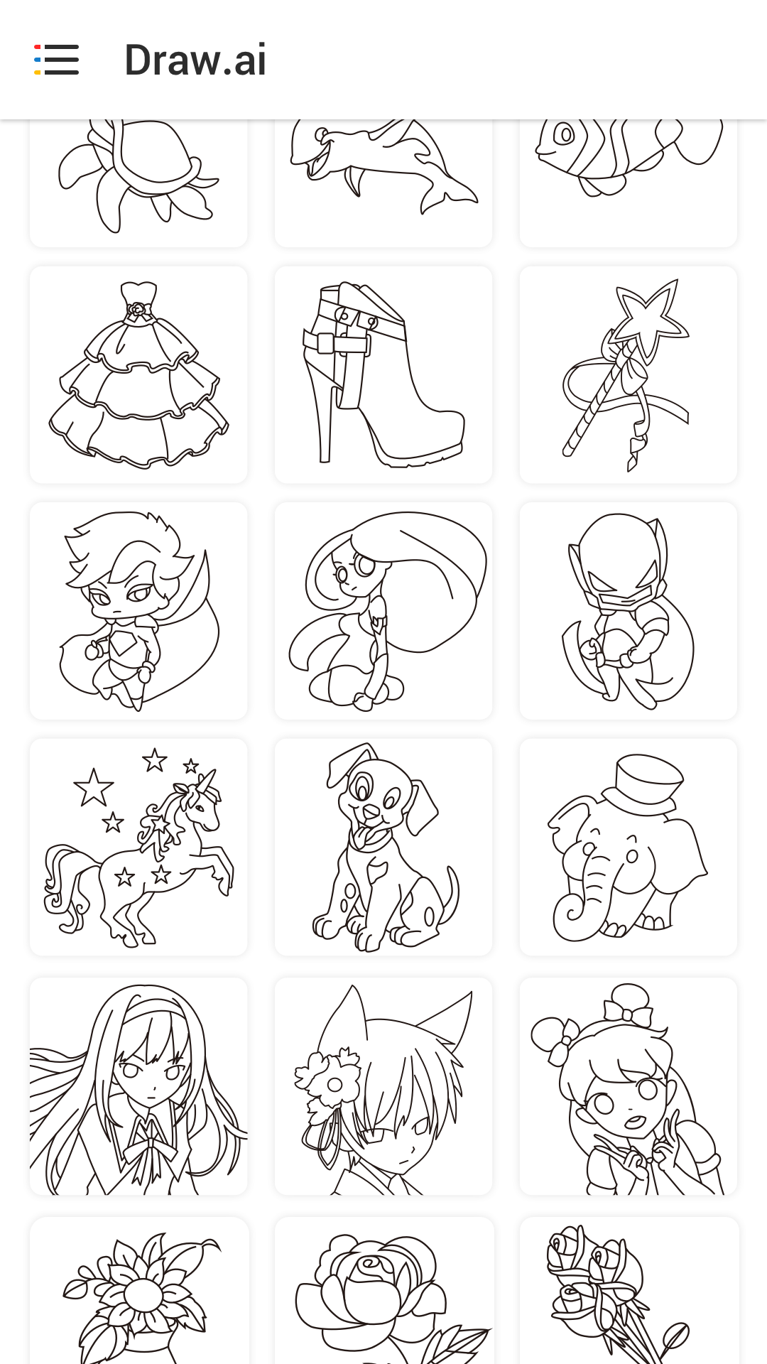 اسکرین شات 4 بازی Draw.ai: Draw & Coloring