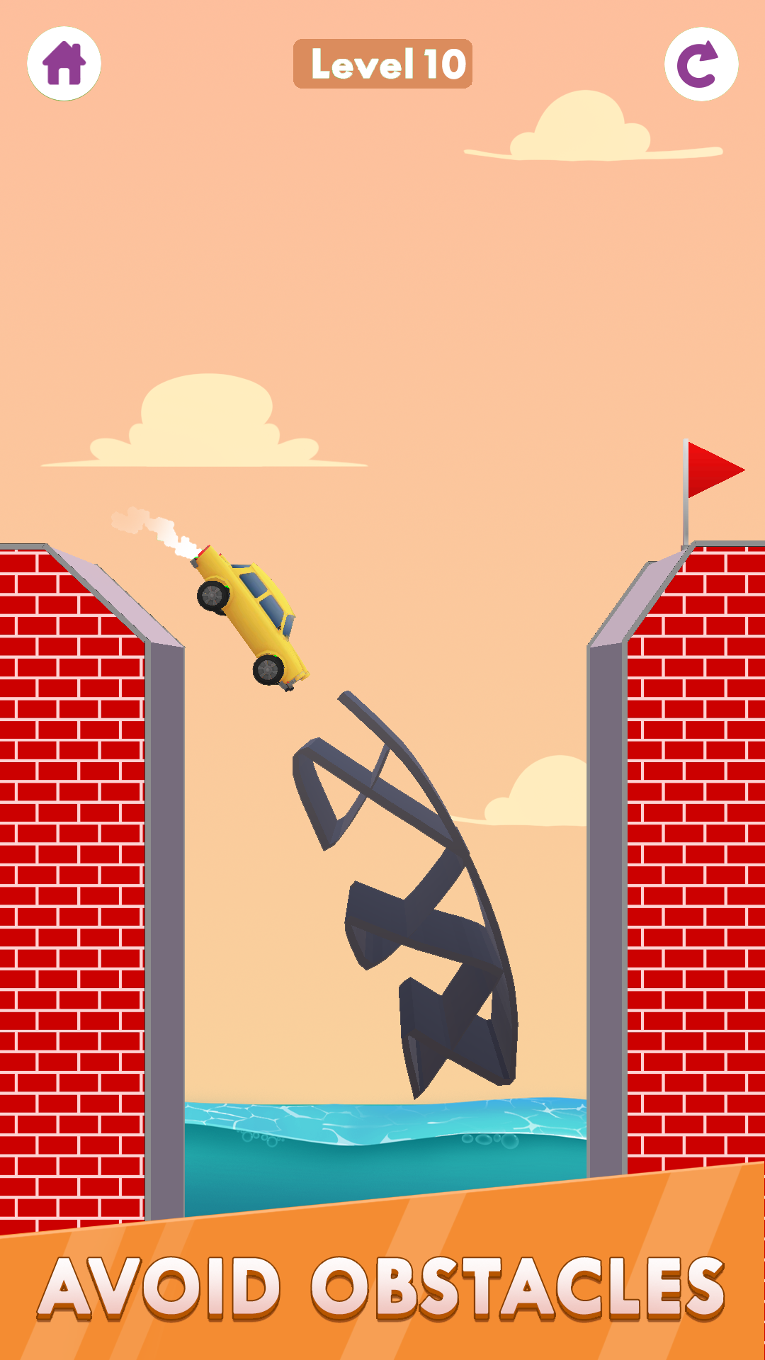 اسکرین شات 3 بازی Draw The Bridge 3D