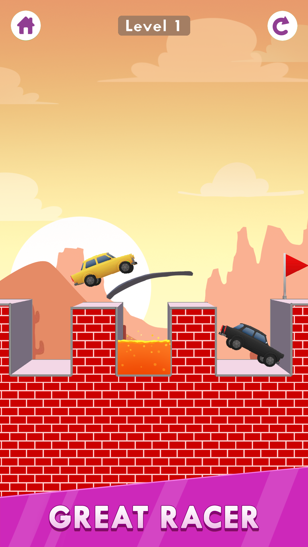 اسکرین شات 2 بازی Draw The Bridge 3D