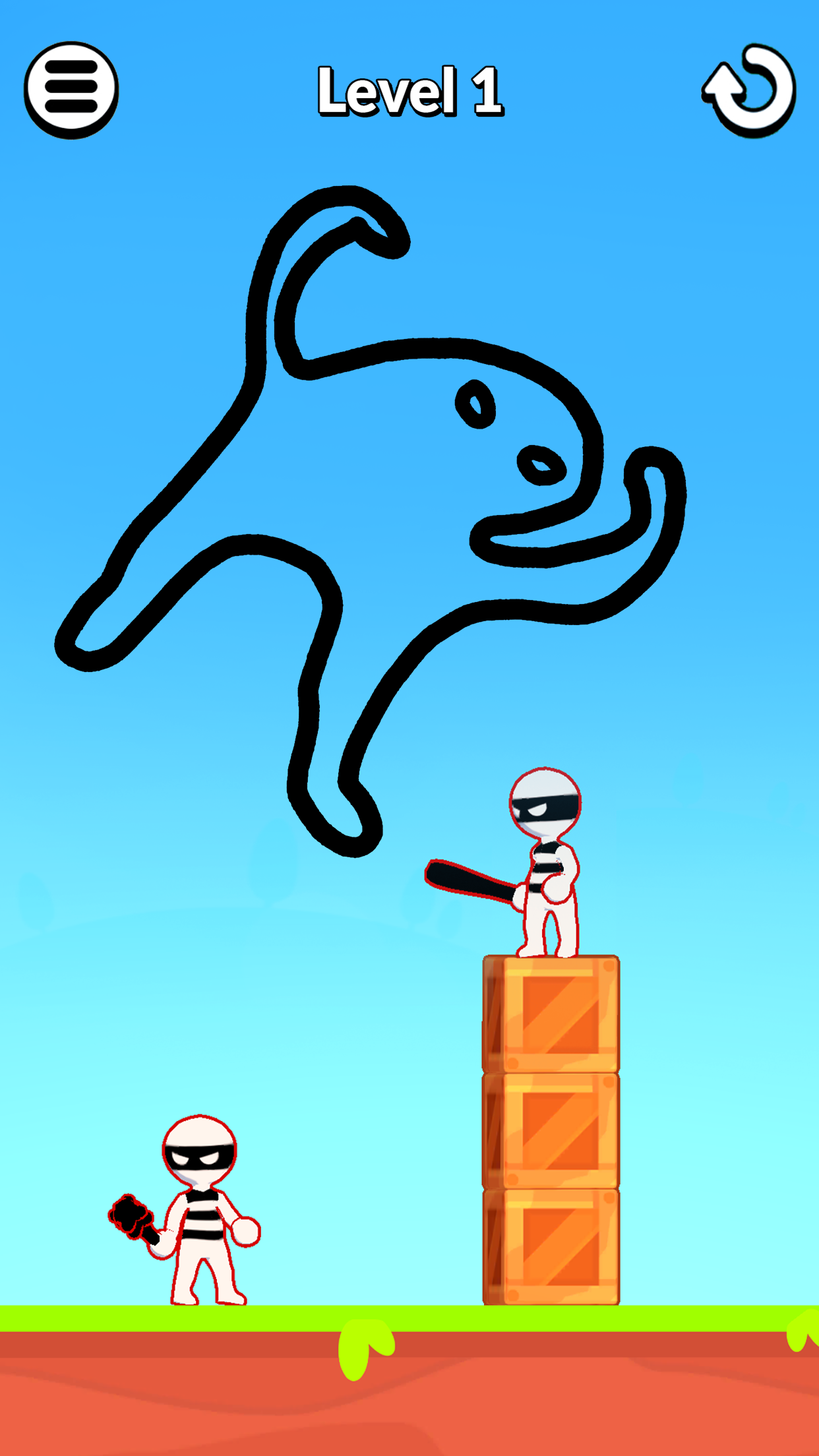 اسکرین شات 1 بازی Draw Hero 3D: Draw Your Weapon
