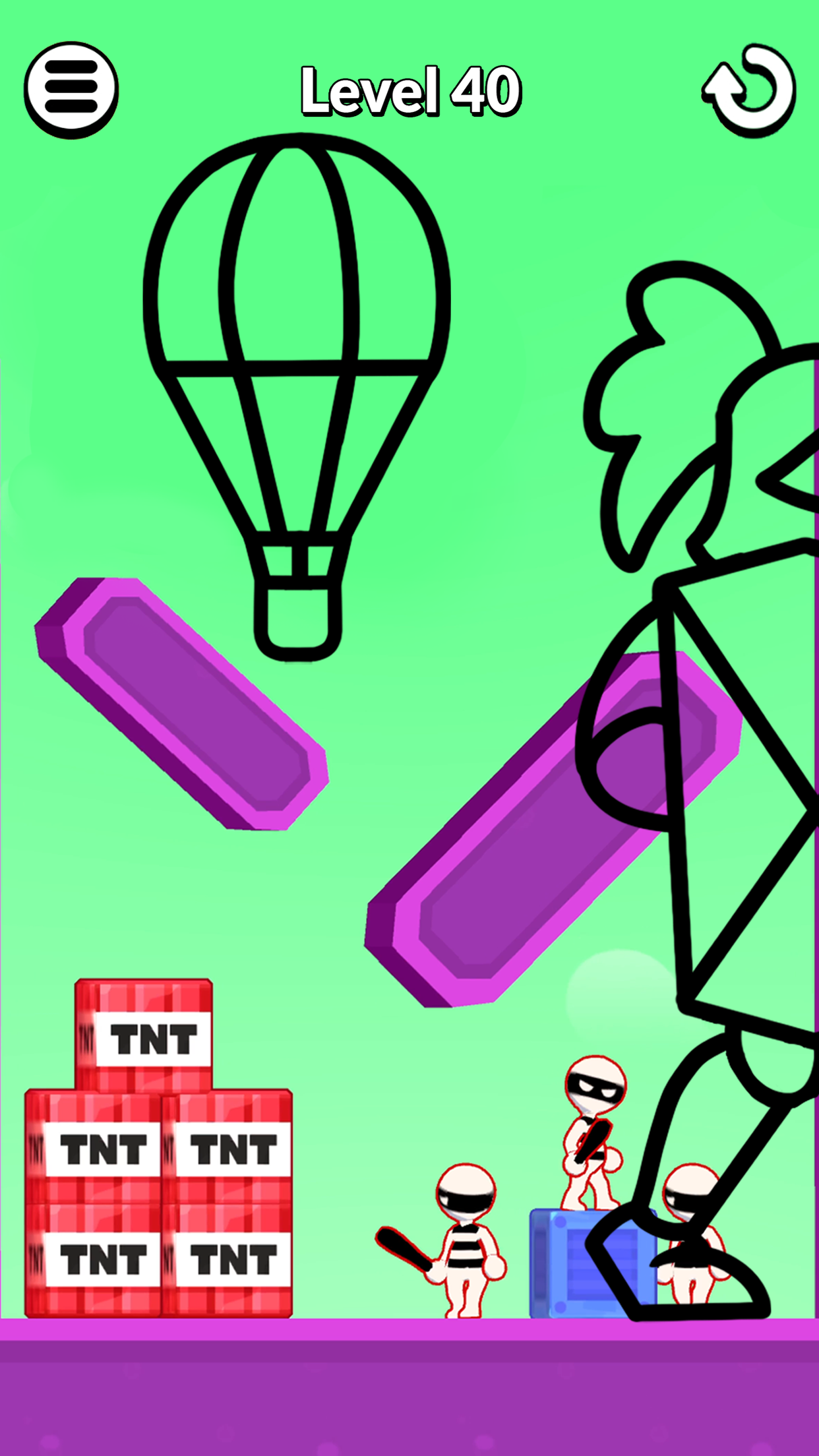 اسکرین شات 3 بازی Draw Hero 3D: Draw Your Weapon