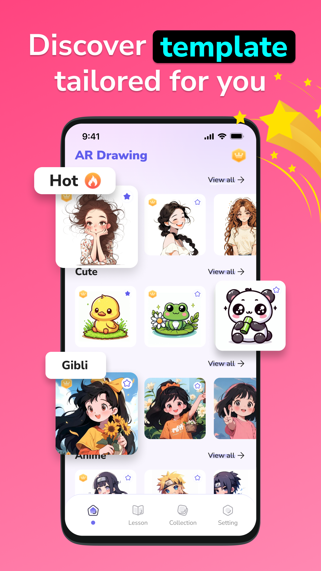 اسکرین شات 3 برنامه AR Drawing: Sketch & Draw
