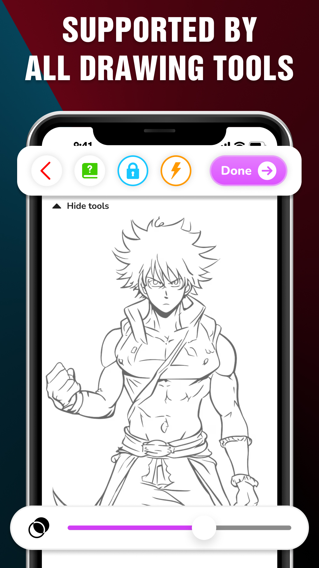 اسکرین شات 4 برنامه Draw Anime: AR Drawing Sketch