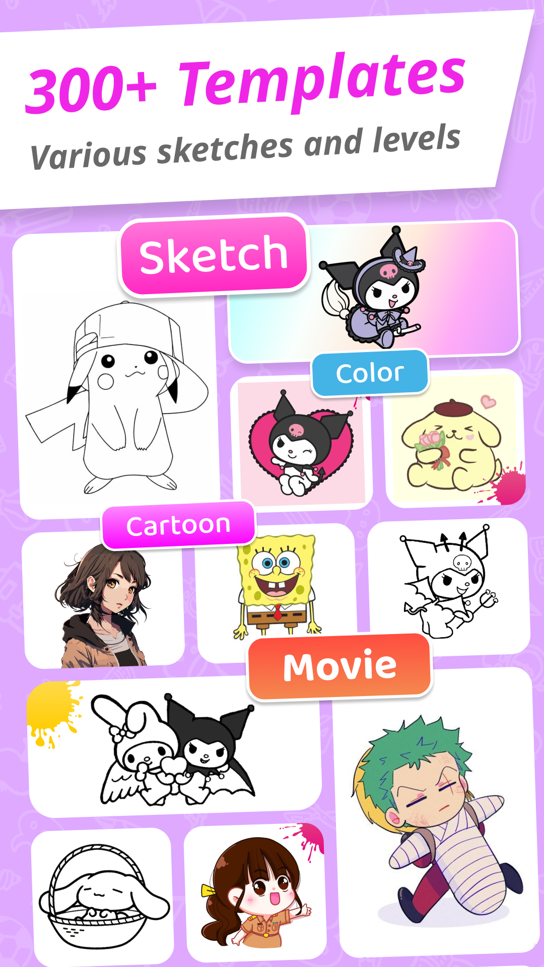 اسکرین شات 2 برنامه Draw Cartoon - AR Drawing App