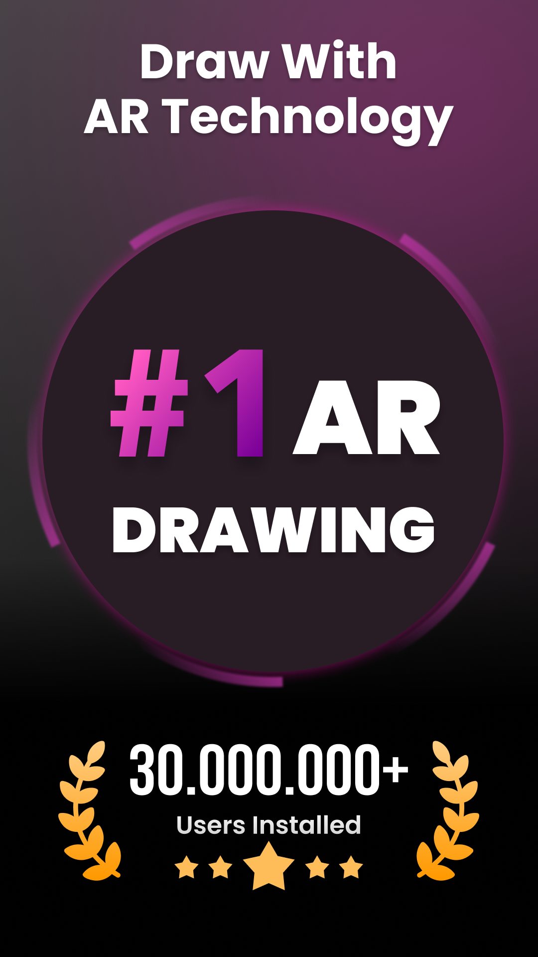 اسکرین شات 1 برنامه AR Drawing - Sketchar App