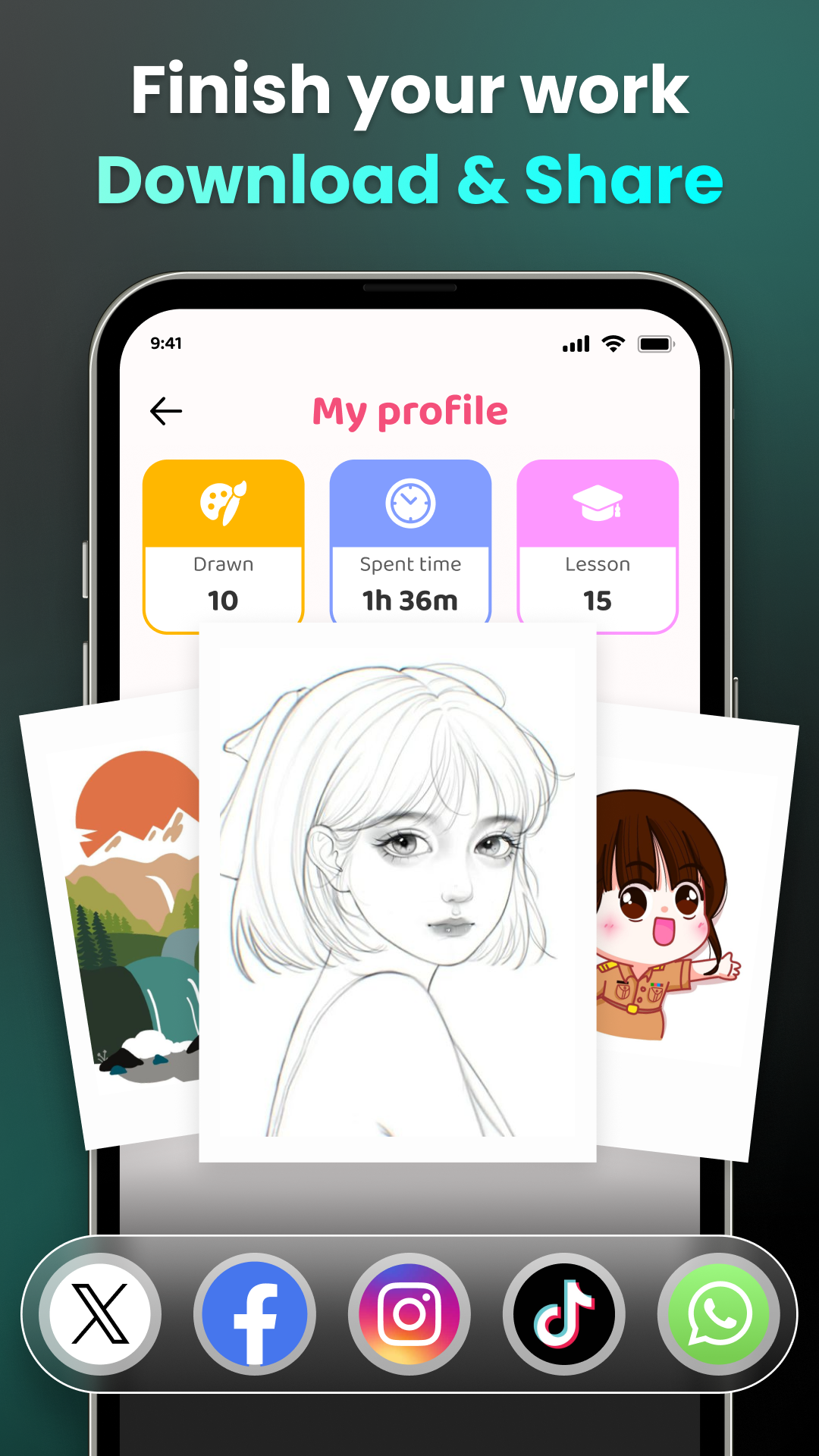اسکرین شات 5 برنامه AR Drawing - Sketchar App