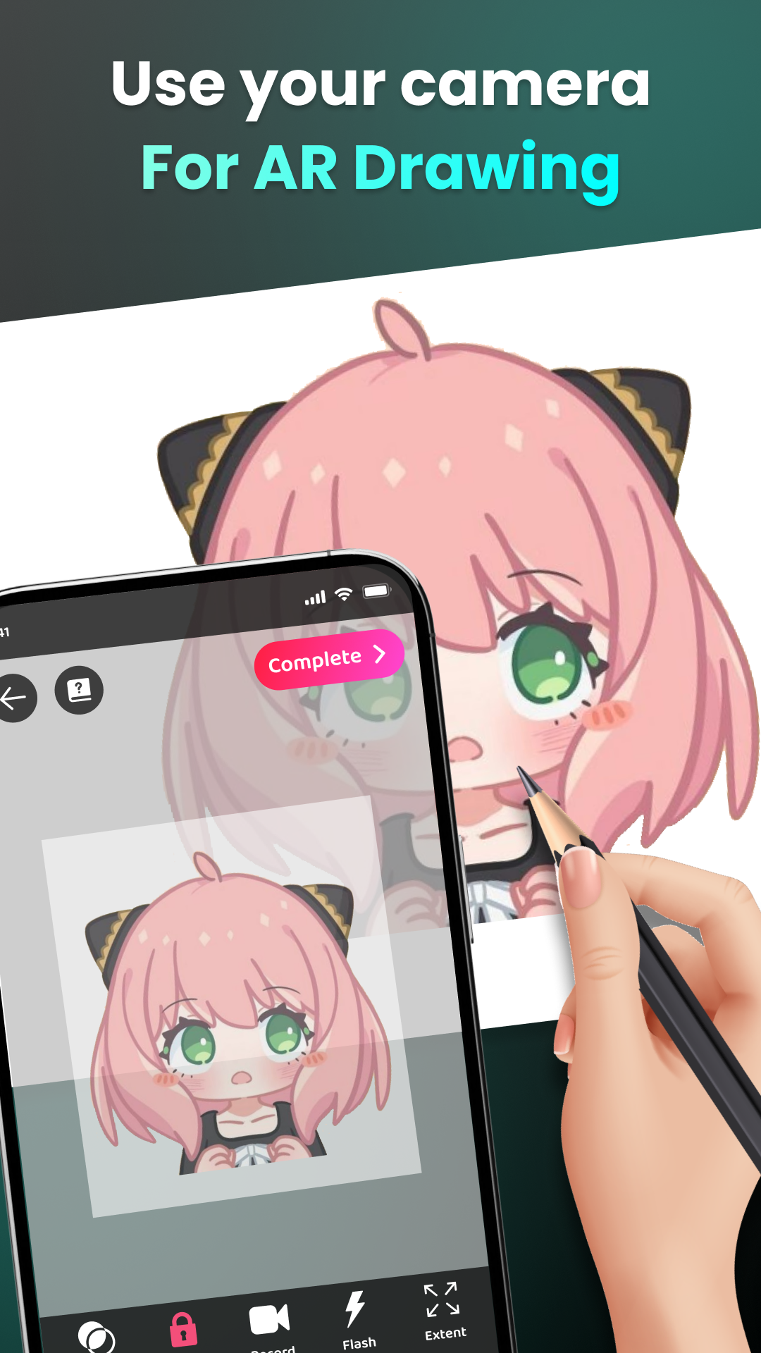 اسکرین شات 2 برنامه AR Drawing - Sketchar App