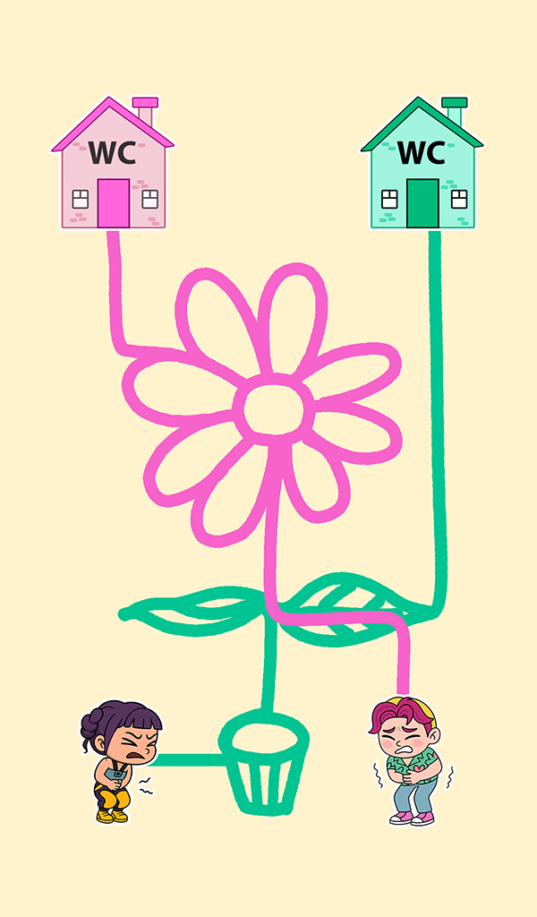 اسکرین شات 1 بازی Toilet Rush Race: Draw Puzzle