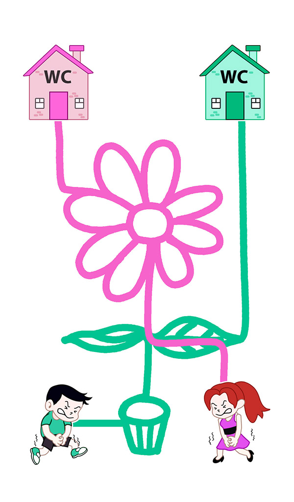 اسکرین شات 1 بازی Toilet Rush Race: Draw Puzzle