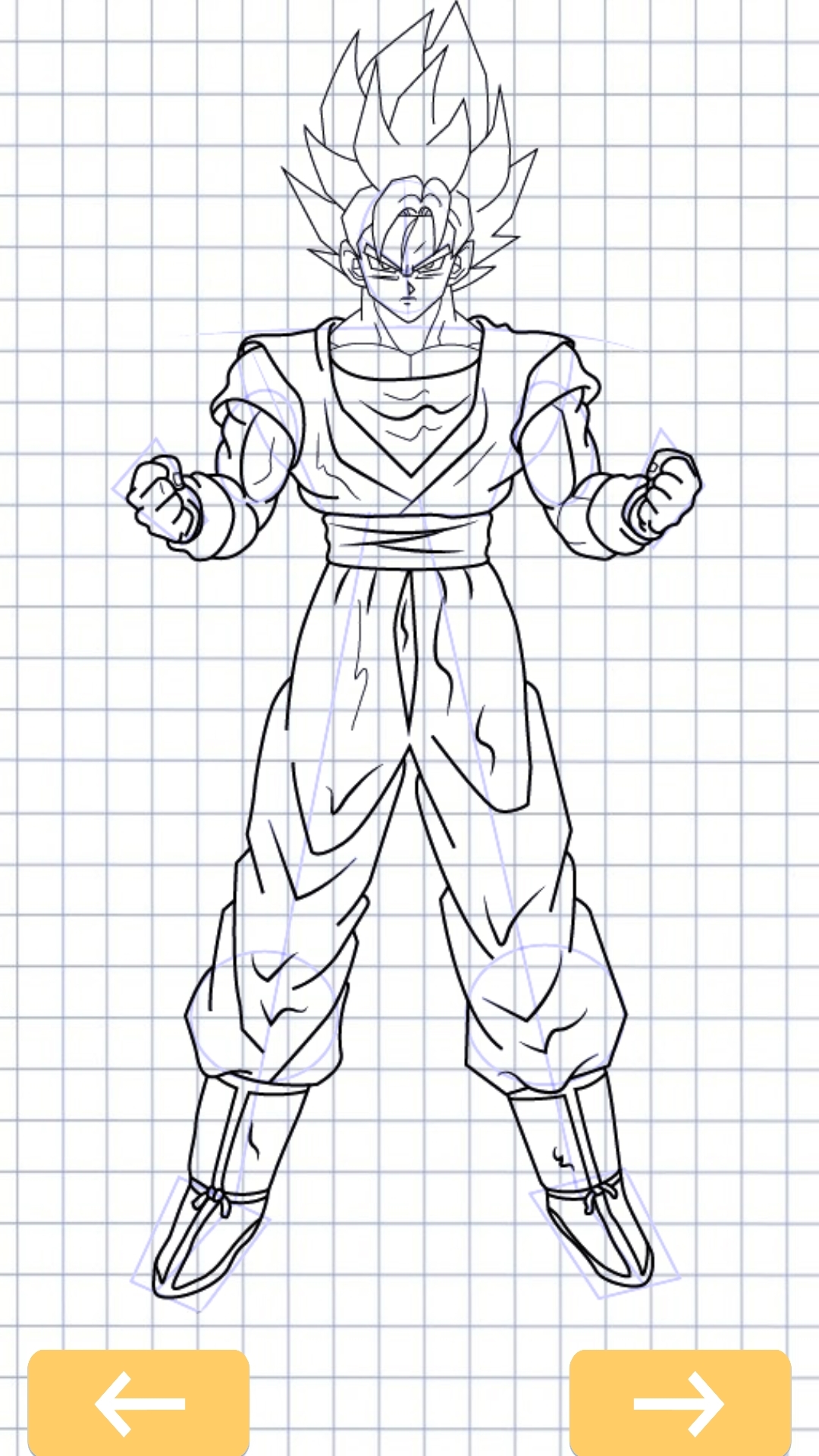 اسکرین شات 8 برنامه نحوه کشیدن Dragon Ball Z DBZ