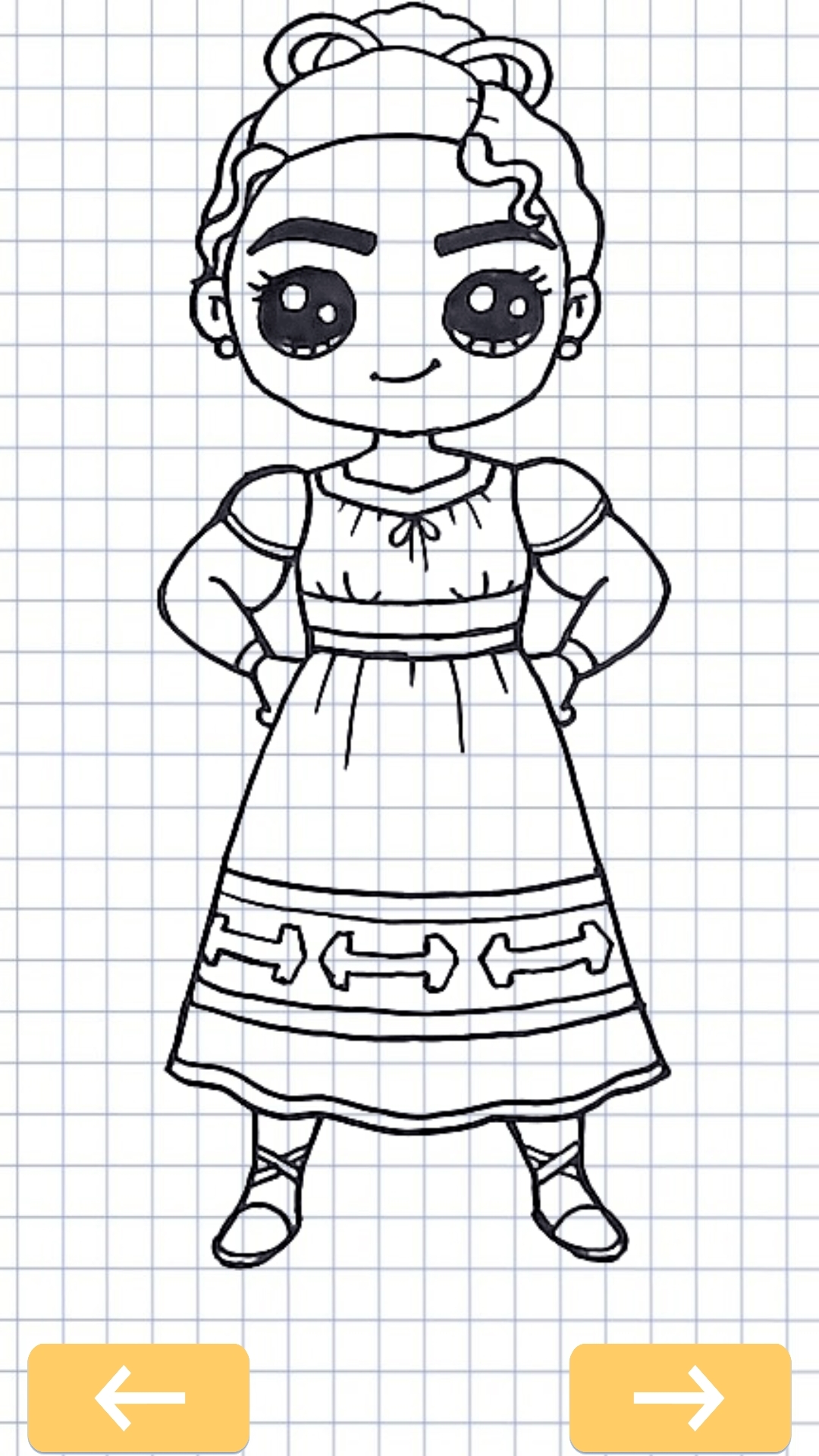 اسکرین شات 6 برنامه How to draw Encanto