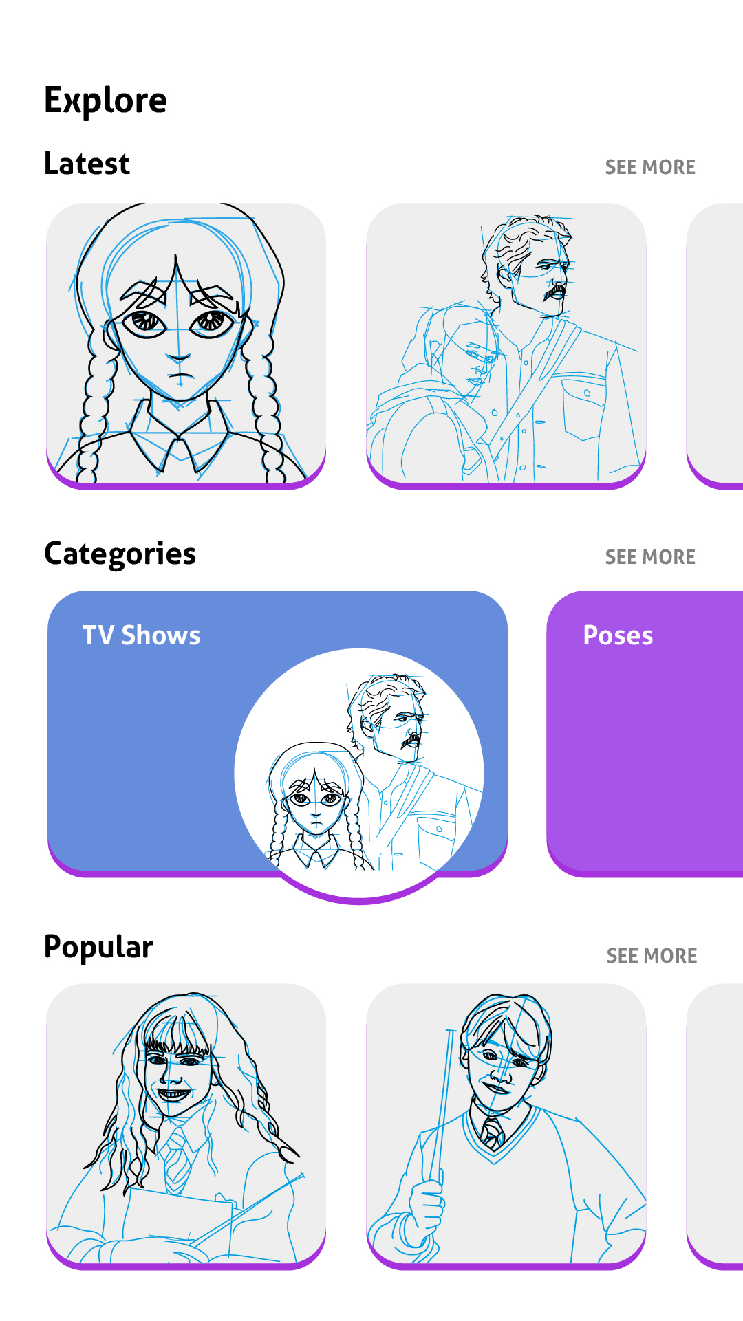 اسکرین شات برنامه Drawing Apps: Coloring & Color 3