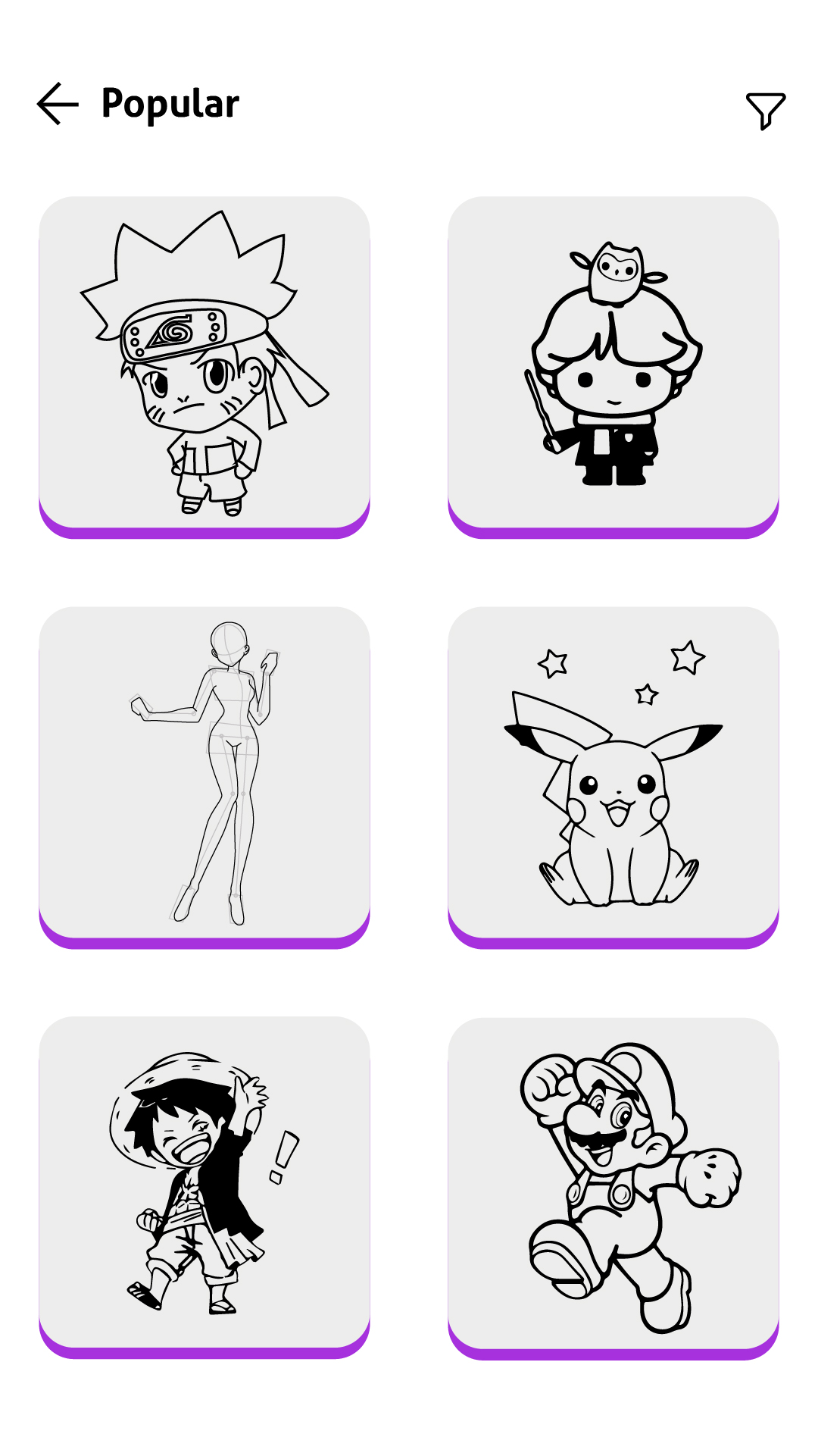 اسکرین شات 6 برنامه Drawing Apps: Coloring & Color