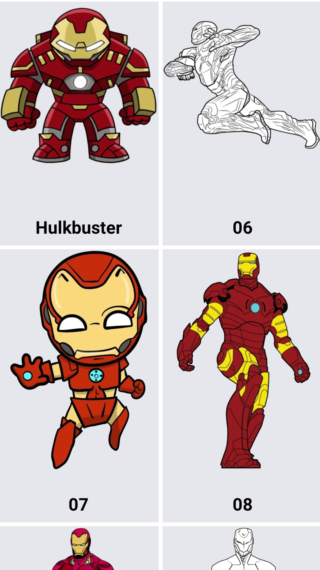 اسکرین شات 4 برنامه How to draw Iron