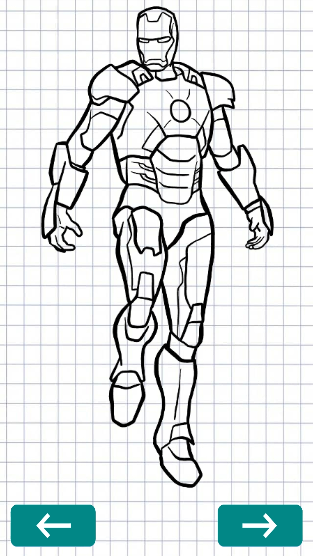 اسکرین شات 7 برنامه How to draw Iron