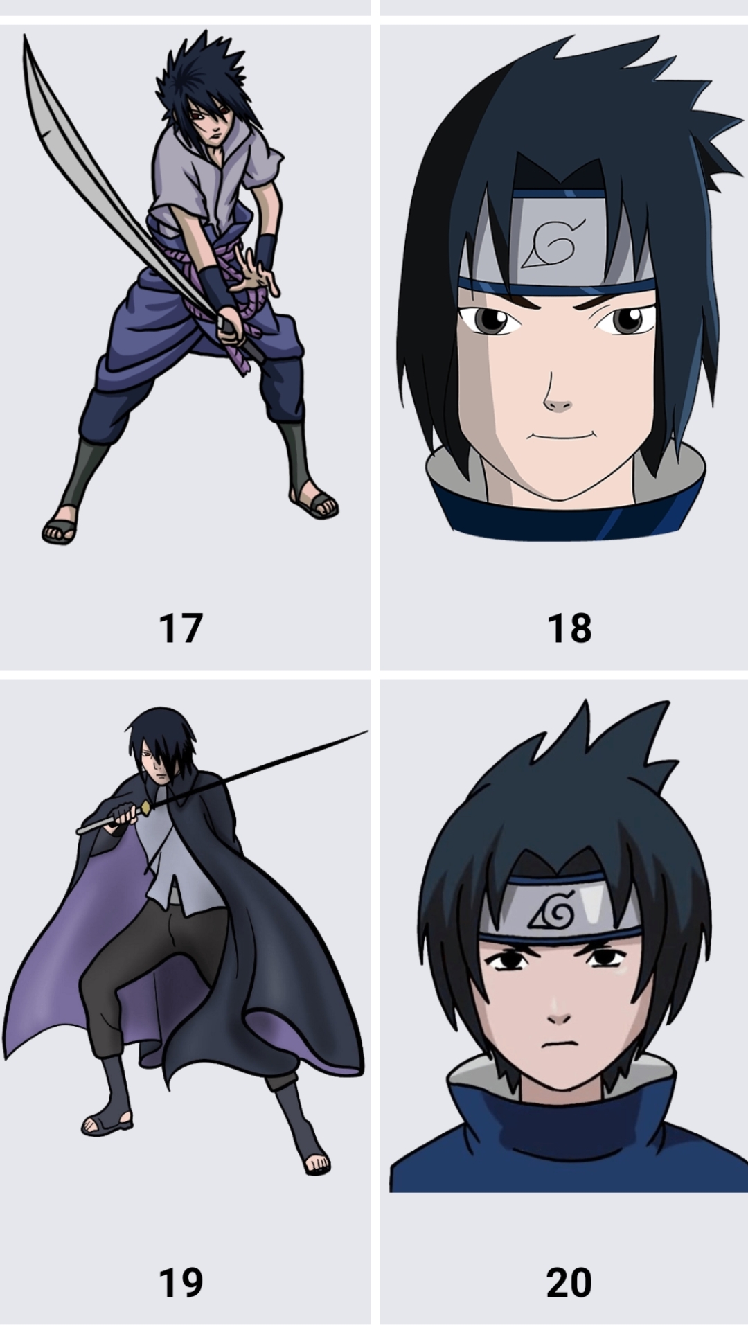 اسکرین شات 4 برنامه How to draw Sasuke Uchiha