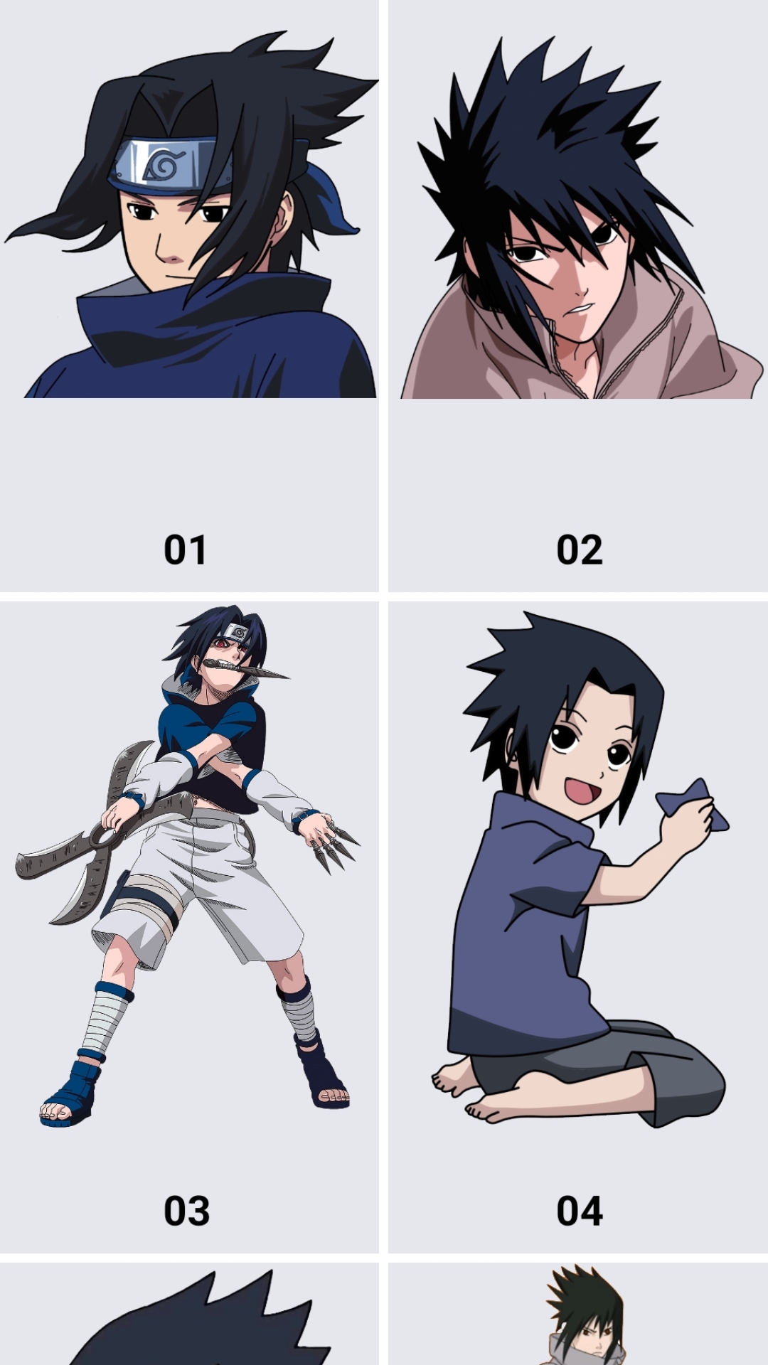 اسکرین شات 1 برنامه How to draw Sasuke Uchiha