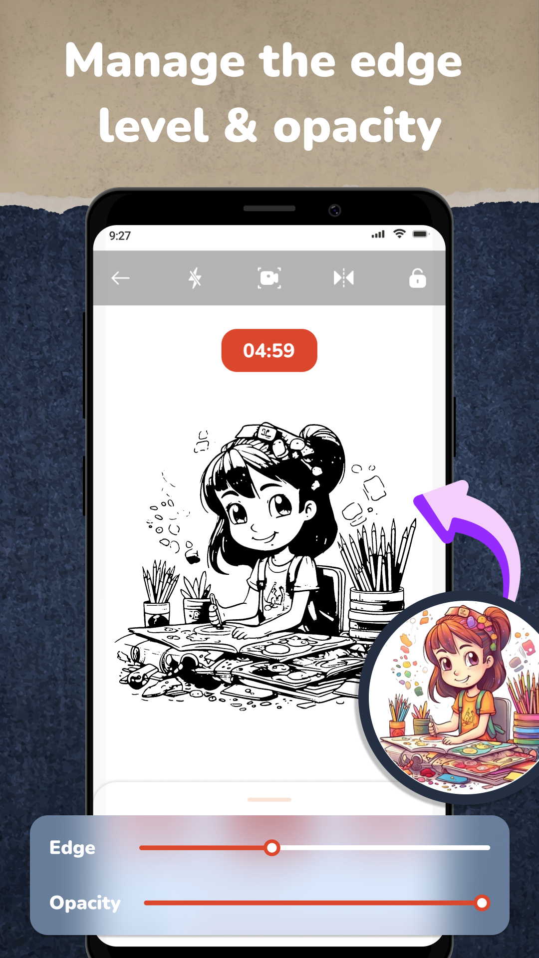 اسکرین شات 5 برنامه AR Draw Sketch: Sketch & Paint