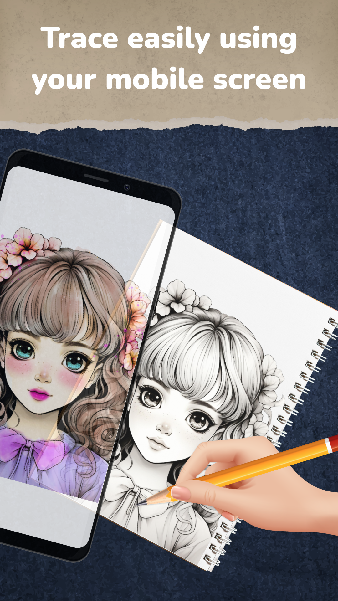 اسکرین شات 1 برنامه AR Draw Sketch: Sketch & Paint