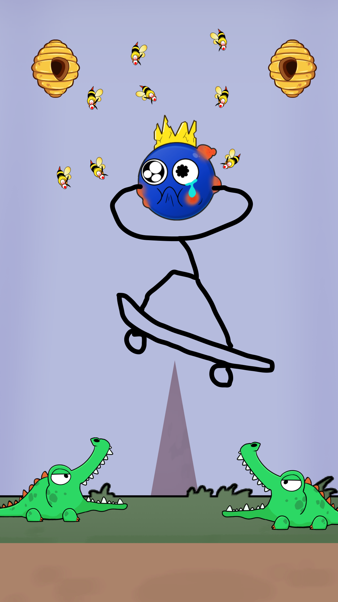 اسکرین شات 6 بازی Save the Rainbow Blue Monster