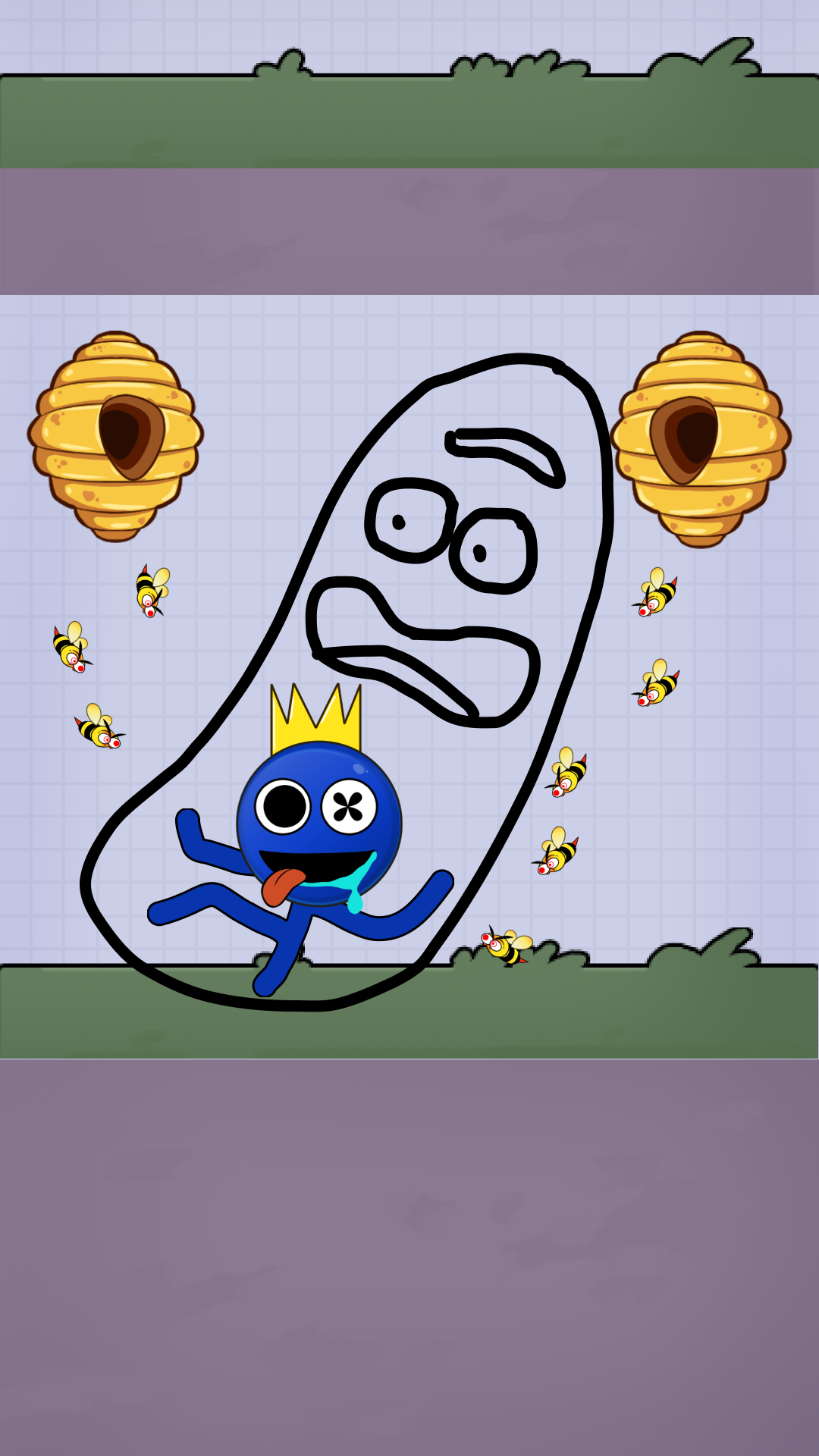 اسکرین شات 8 بازی Save the Rainbow Blue Monster