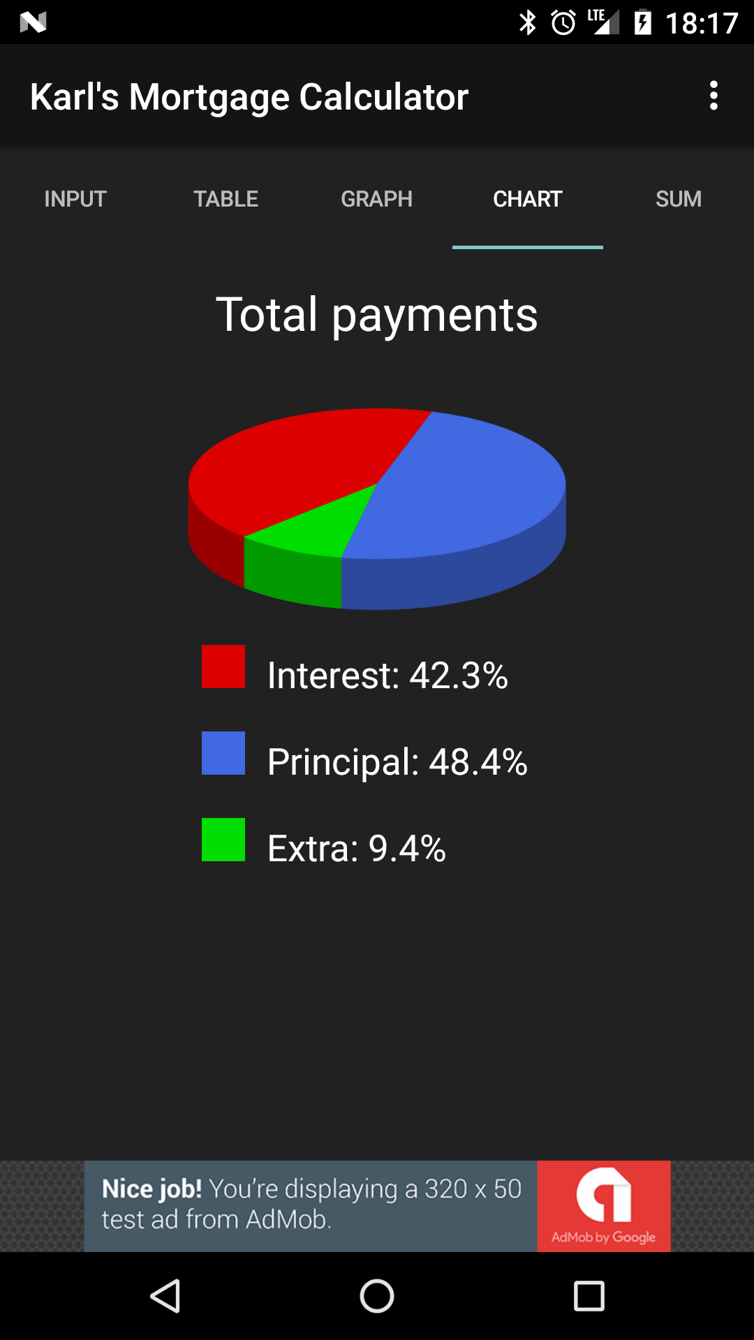 اسکرین شات 4 برنامه Karl's Mortgage Calculator