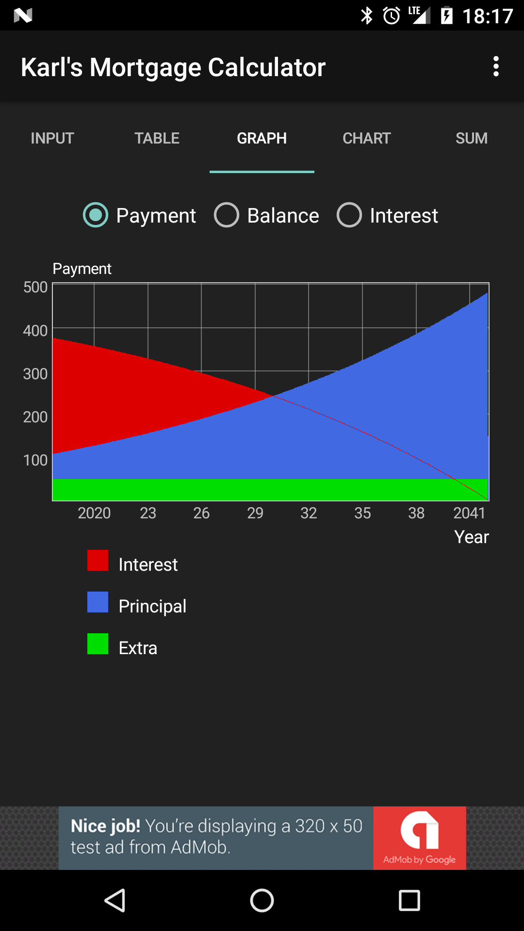 اسکرین شات 3 برنامه Karl's Mortgage Calculator