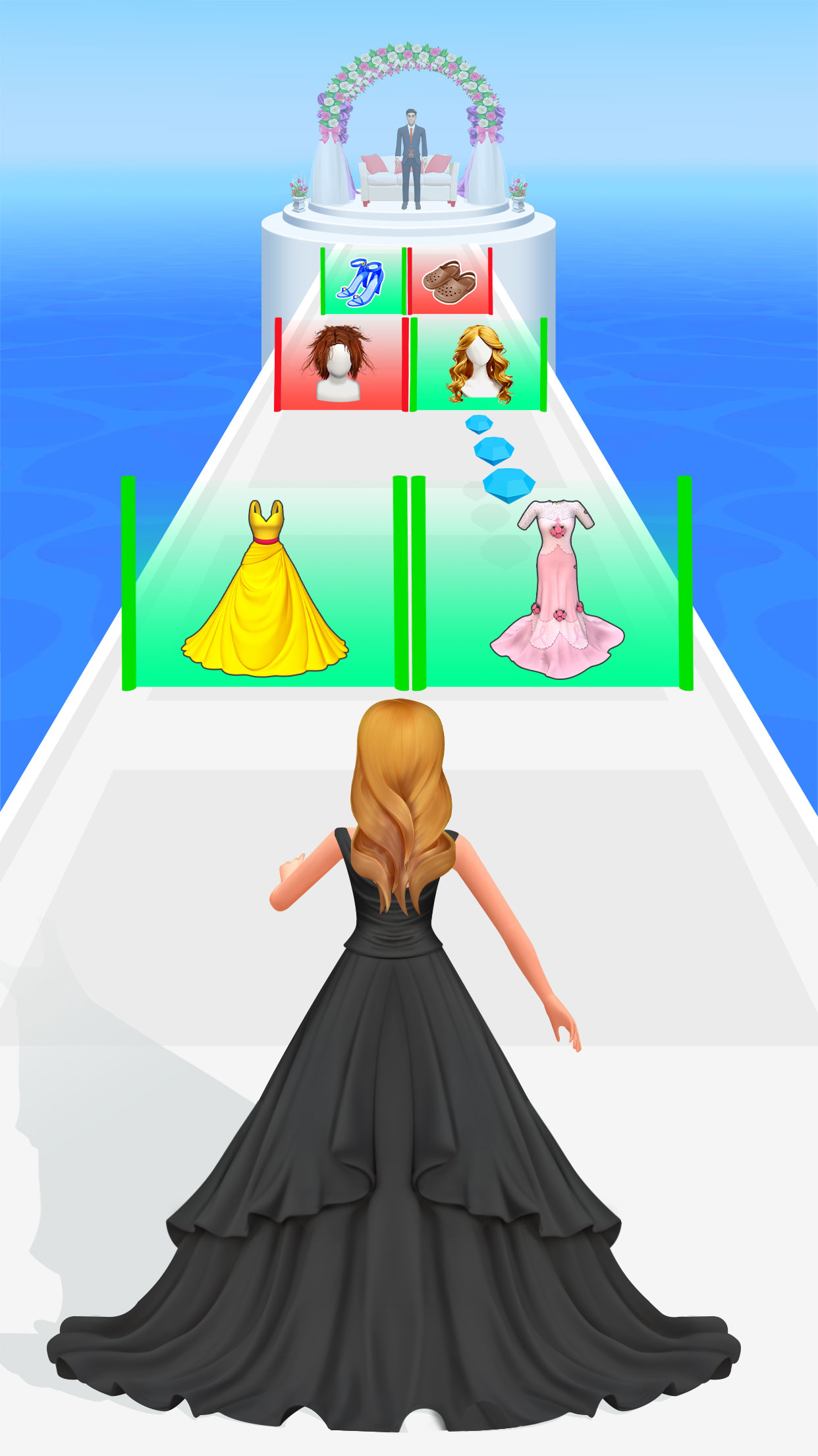 اسکرین شات 1 بازی Wedding Race - Wedding Games
