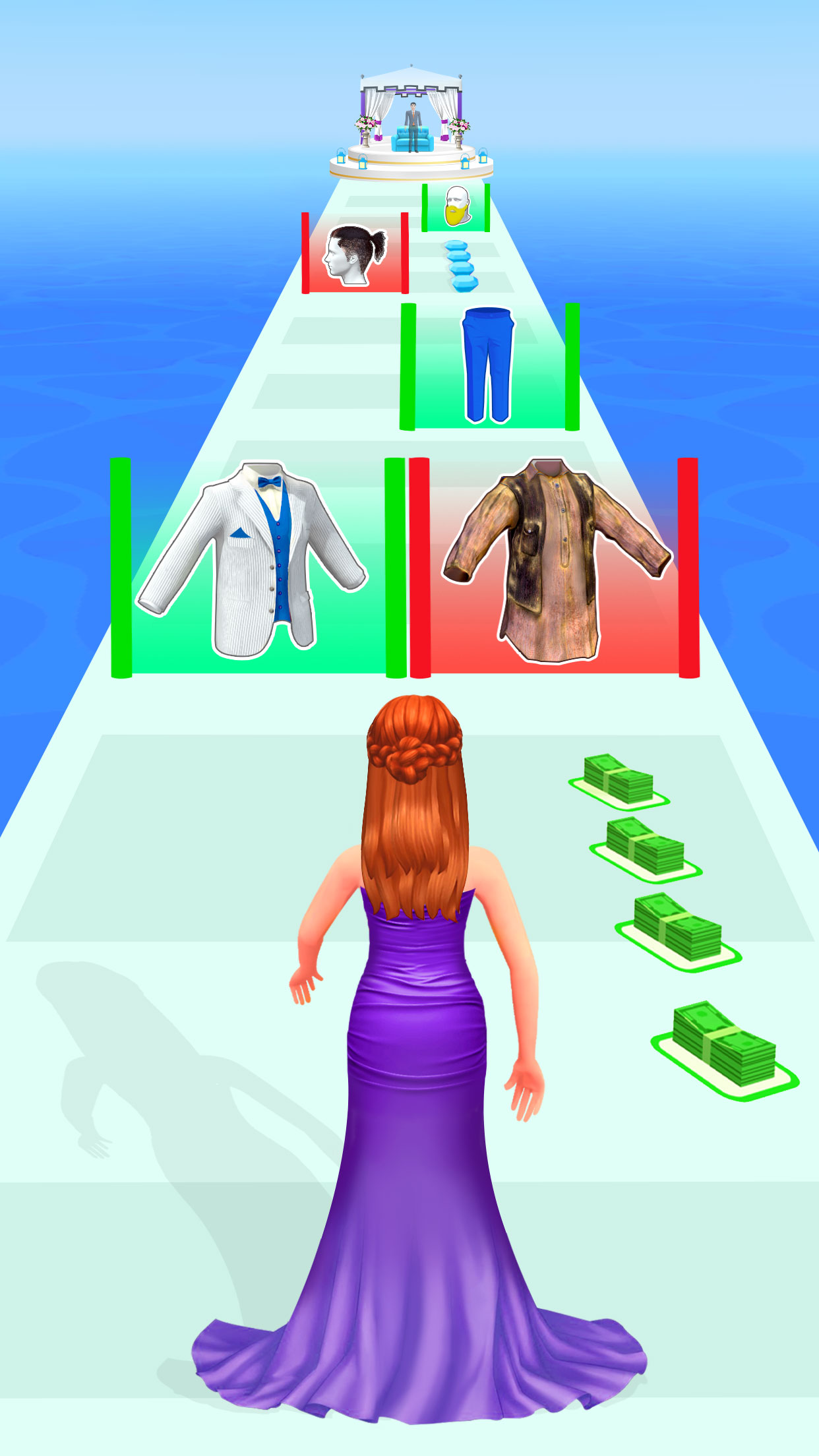 اسکرین شات 2 بازی Wedding Race - Wedding Games