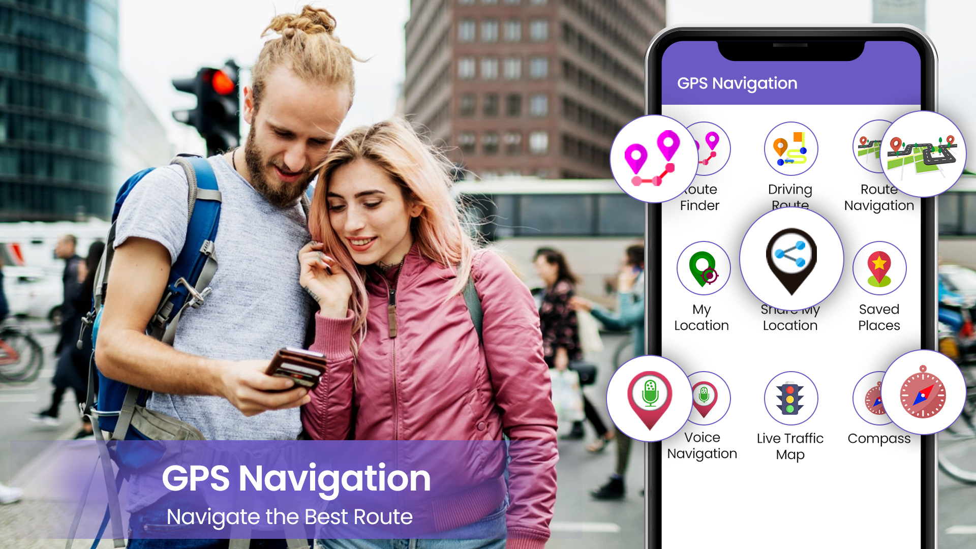اسکرین شات 6 برنامه GPS Maps Navigation:Directions