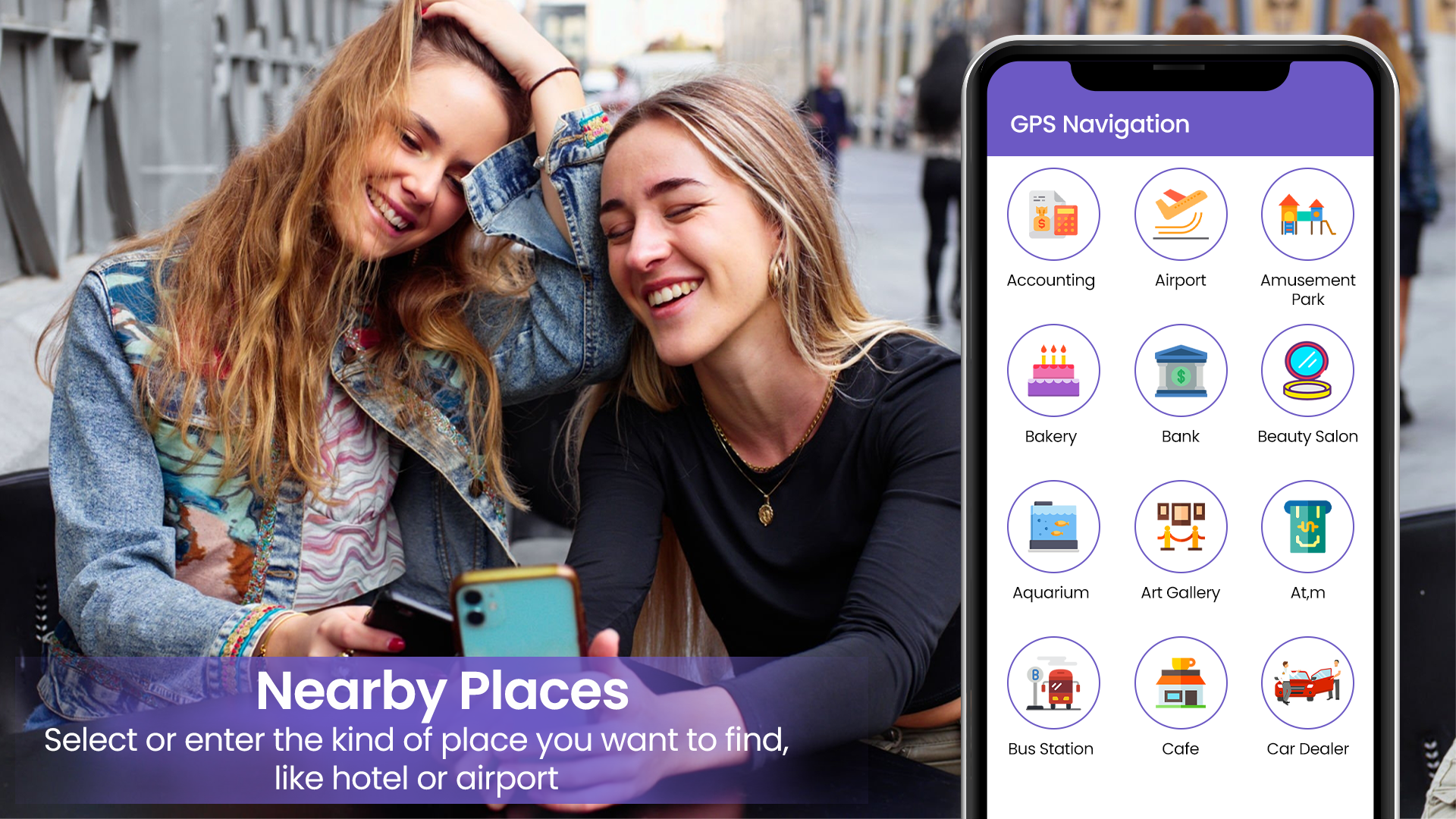 اسکرین شات 8 برنامه GPS Maps Navigation:Directions