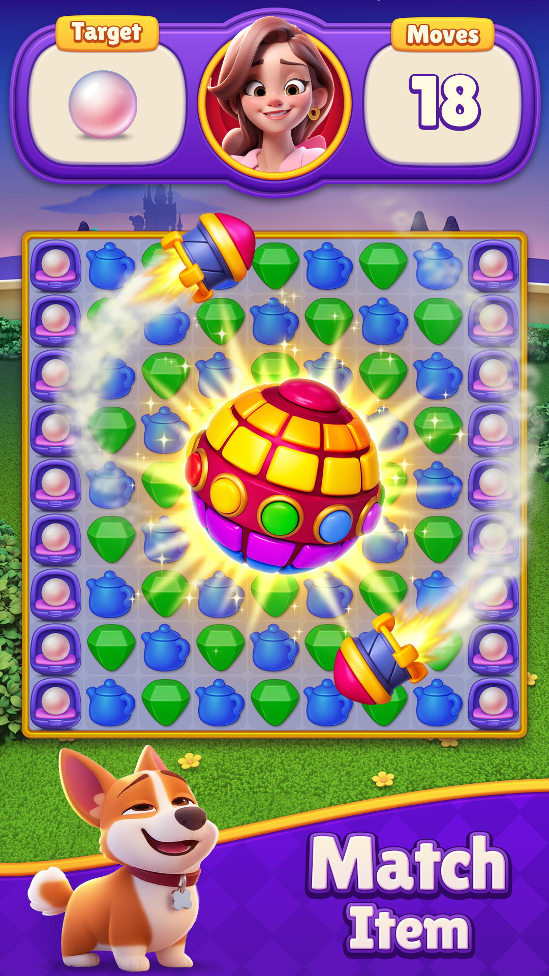 اسکرین شات 2 بازی Dream Mania - Match 3 Games