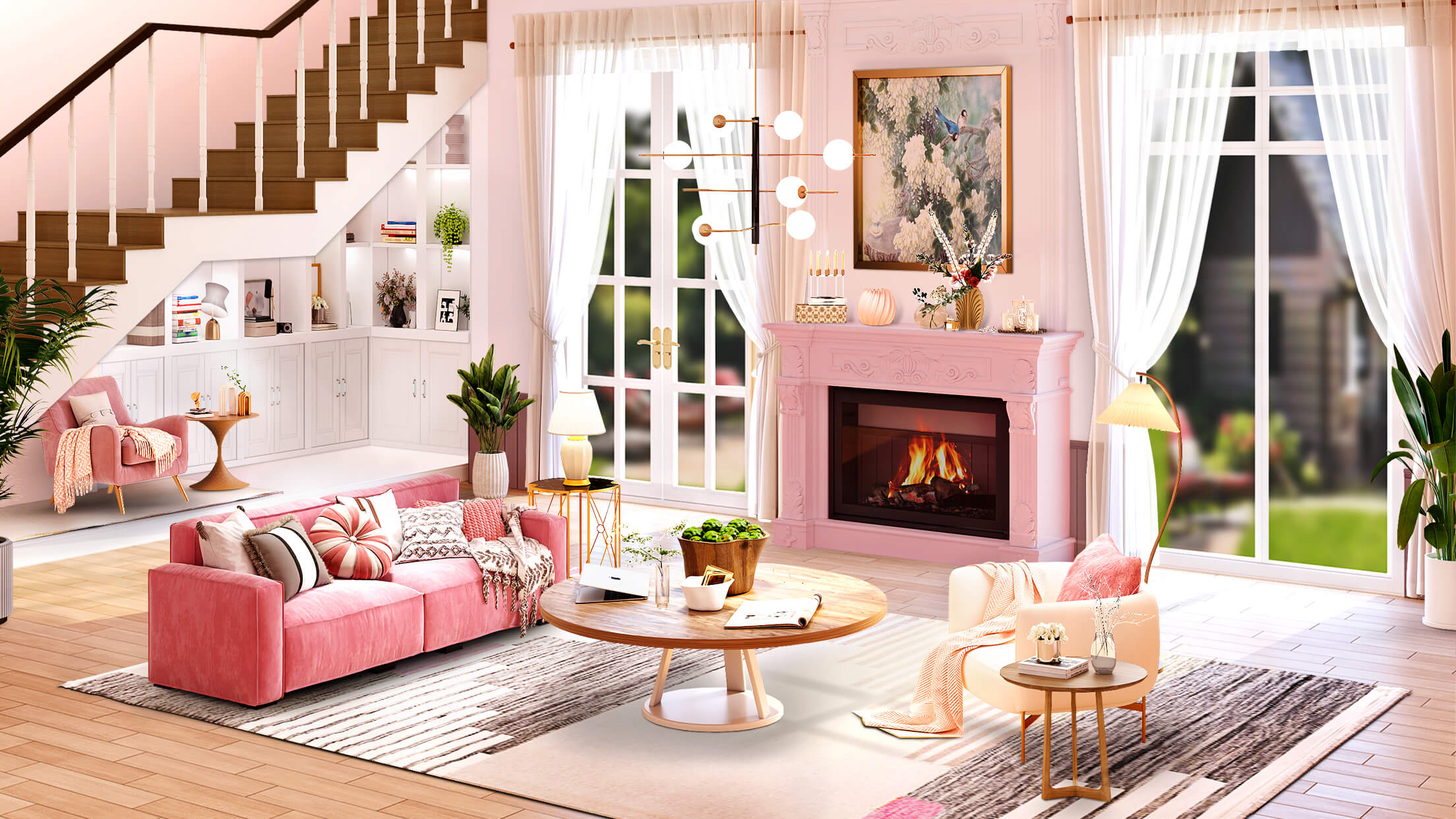 اسکرین شات 2 بازی Dream House Design: Tile Match