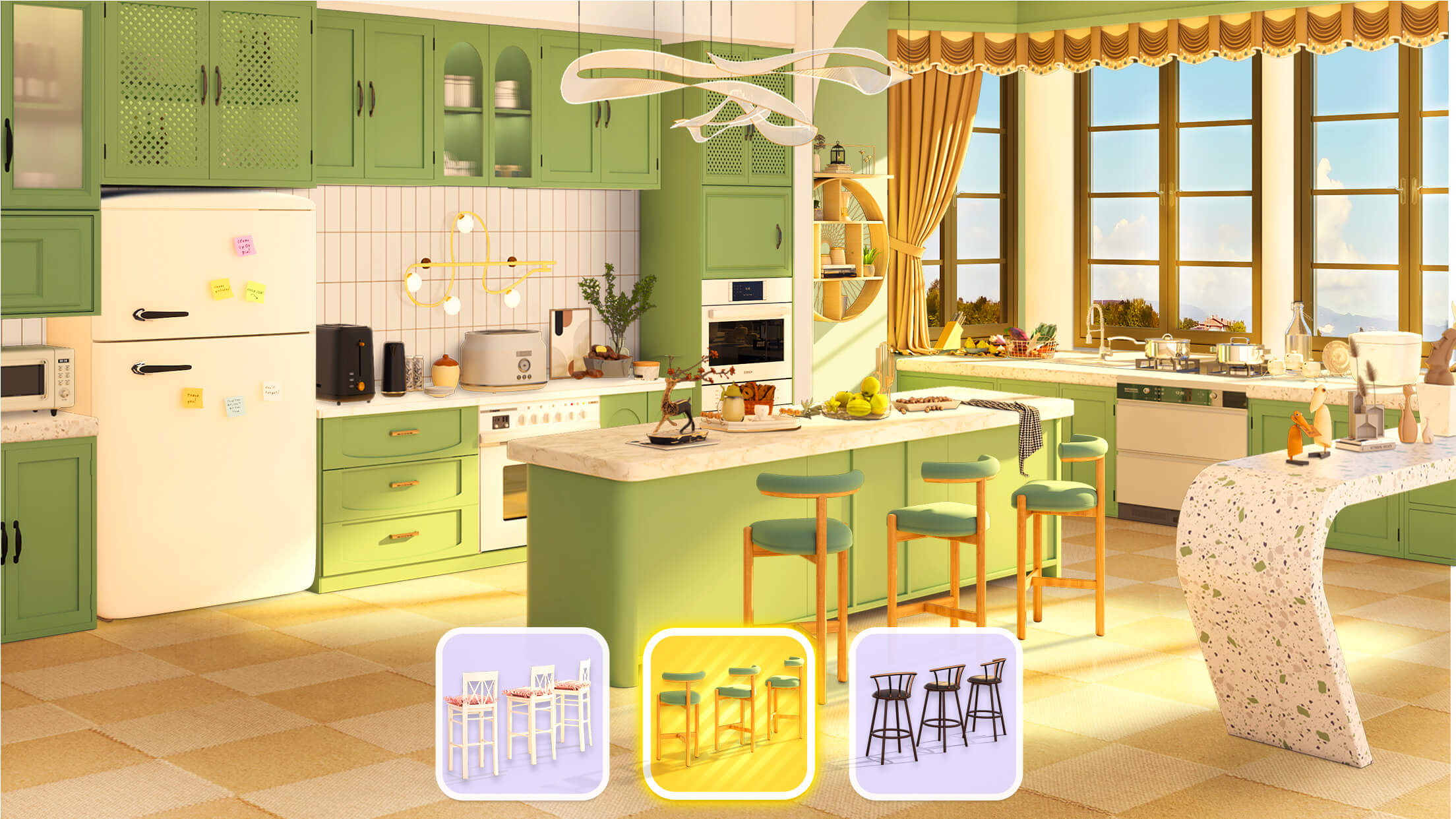 اسکرین شات 3 بازی Dream House Design: Tile Match
