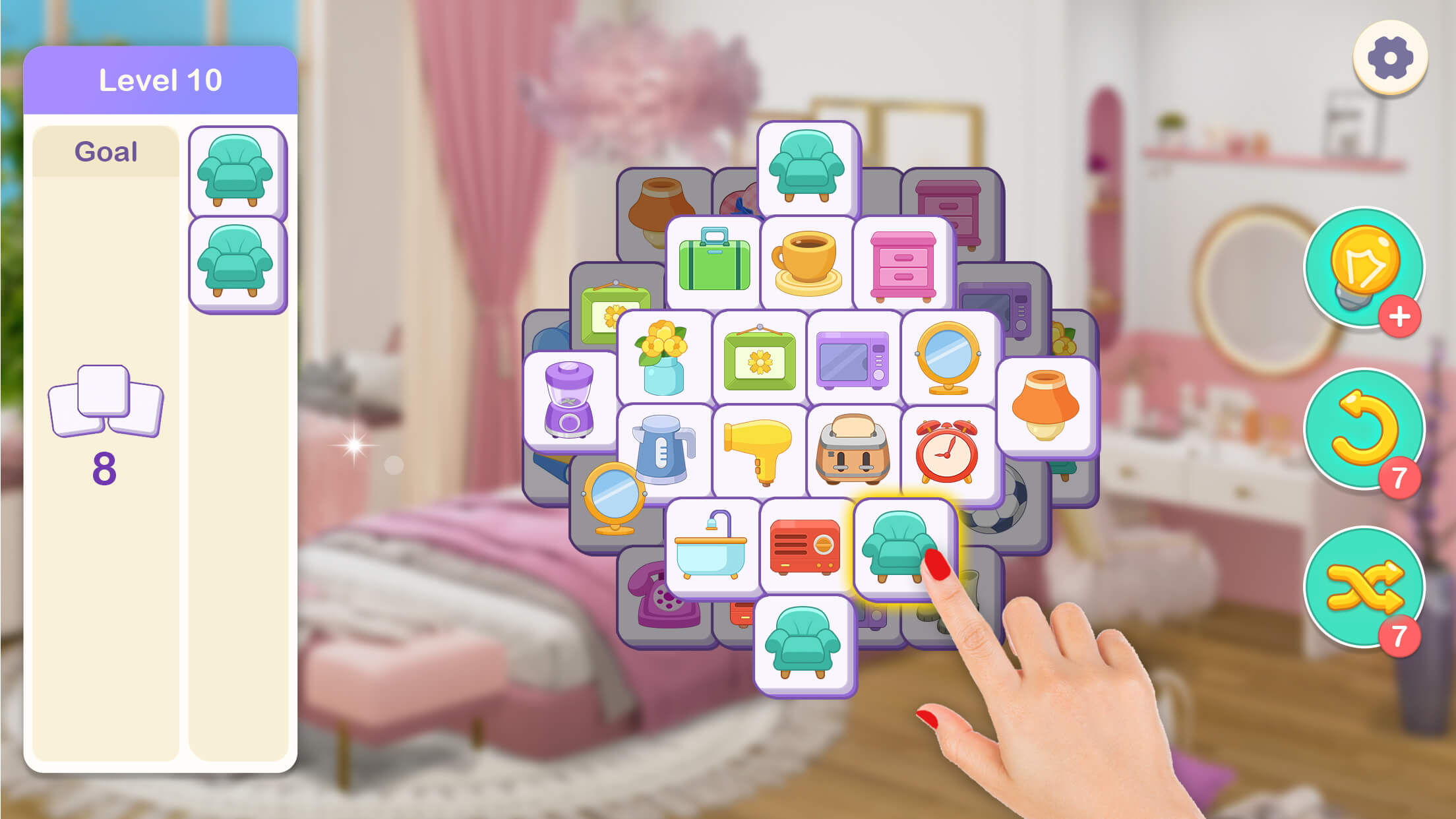 اسکرین شات 5 بازی Dream House Design: Tile Match