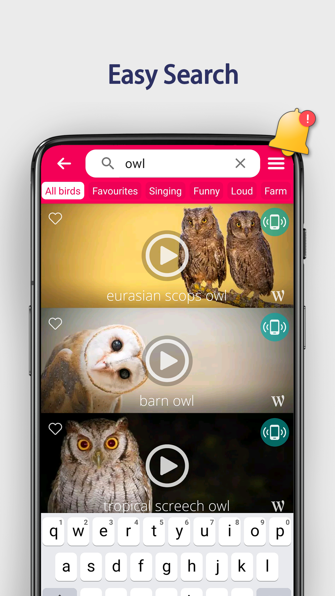 اسکرین شات 5 برنامه Bird Songs: Ringtones