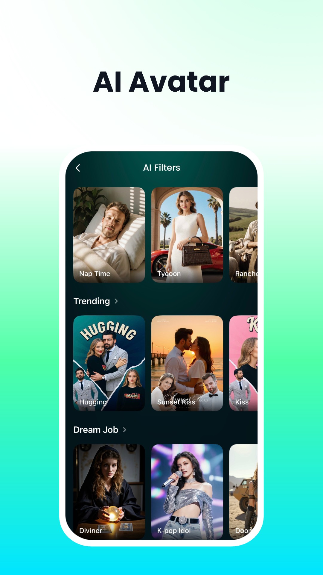 اسکرین شات 5 برنامه DreamFace: AI Video Generator