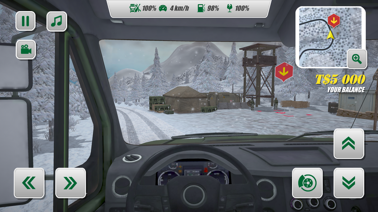 اسکرین شات 5 بازی Army Truck Driver