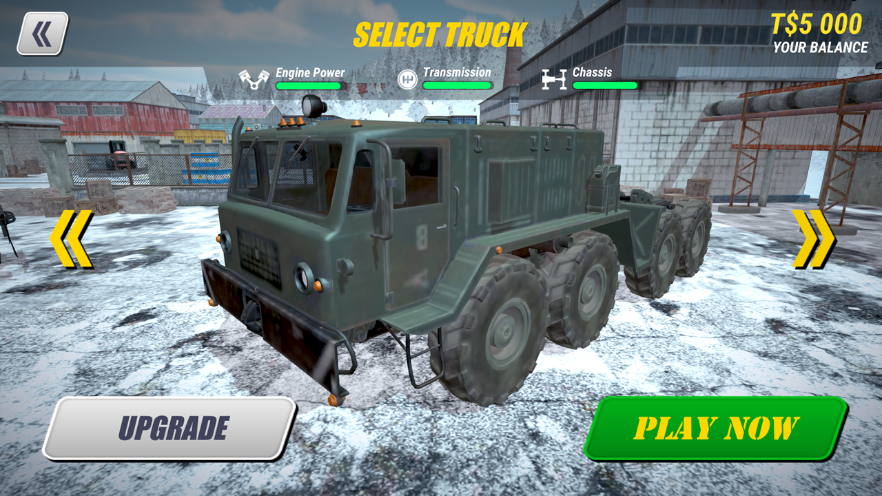 اسکرین شات 2 بازی Army Truck Driver