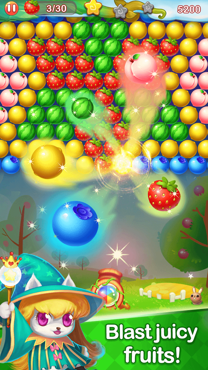 اسکرین شات 3 بازی Fruit Shooter - Bubble Pop